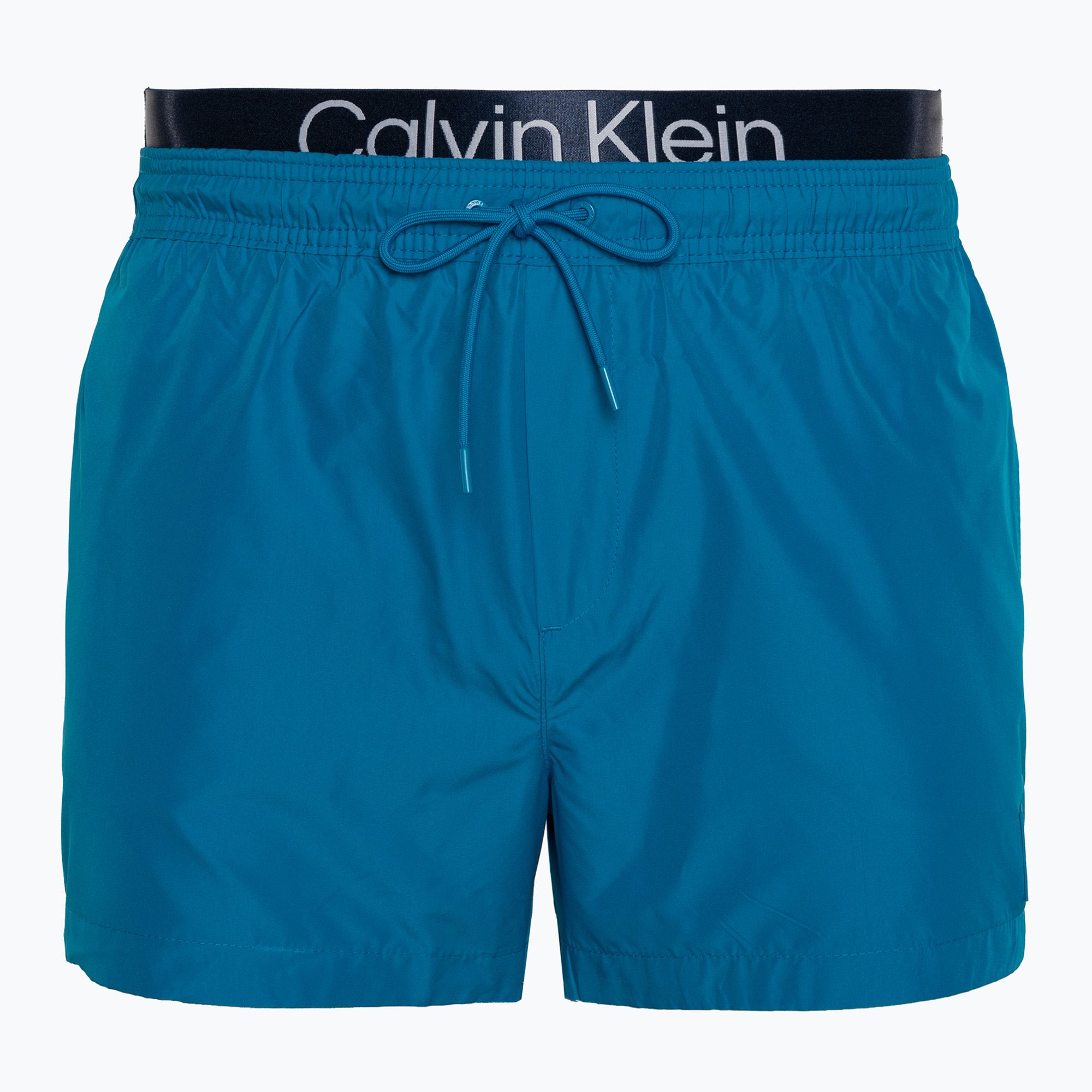 Szorty kąpielowe męskie Calvin Klein Short Double Waistband ocean hue 
