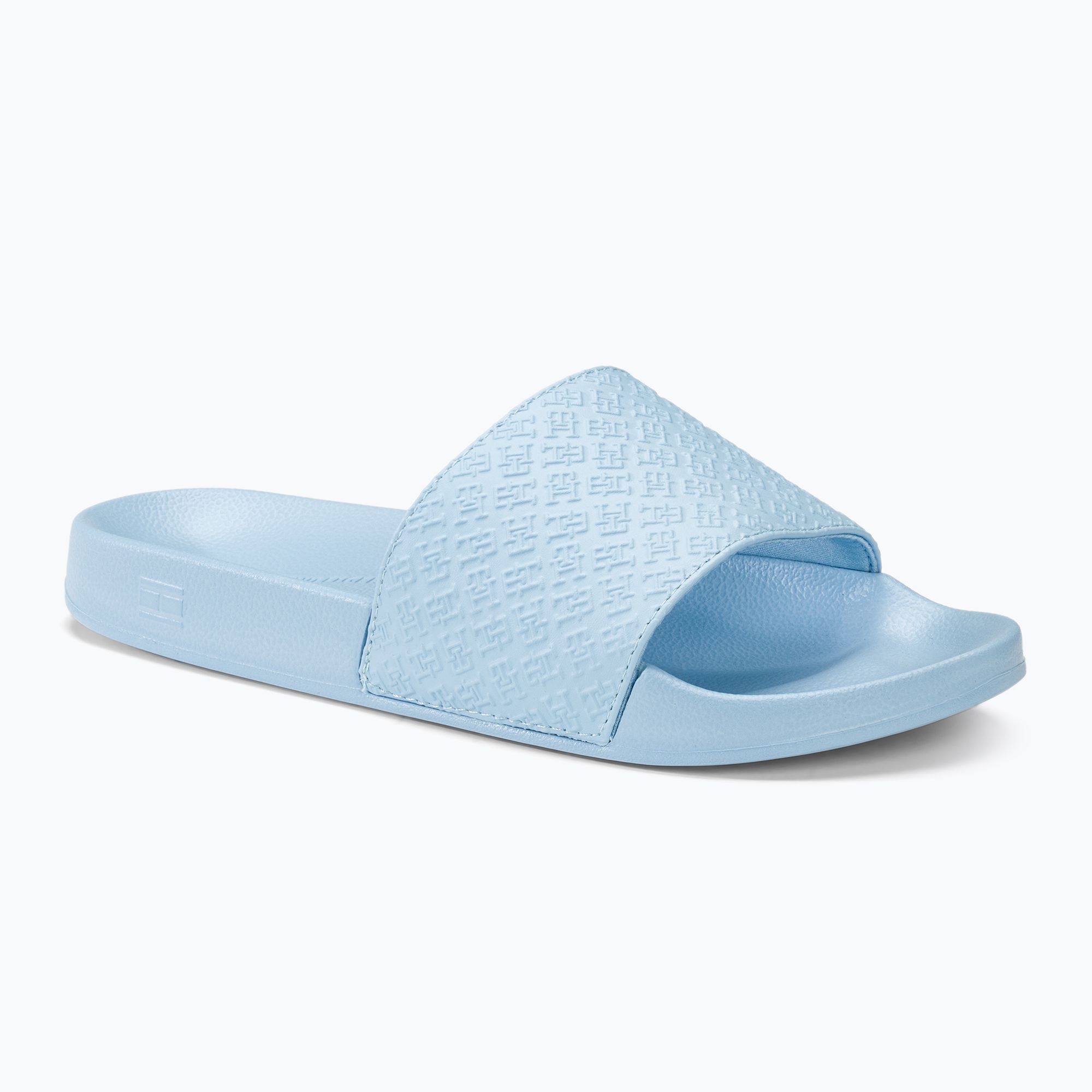 Klapki damskie Tommy Hilfiger Monogram Pool Slide ancient white 