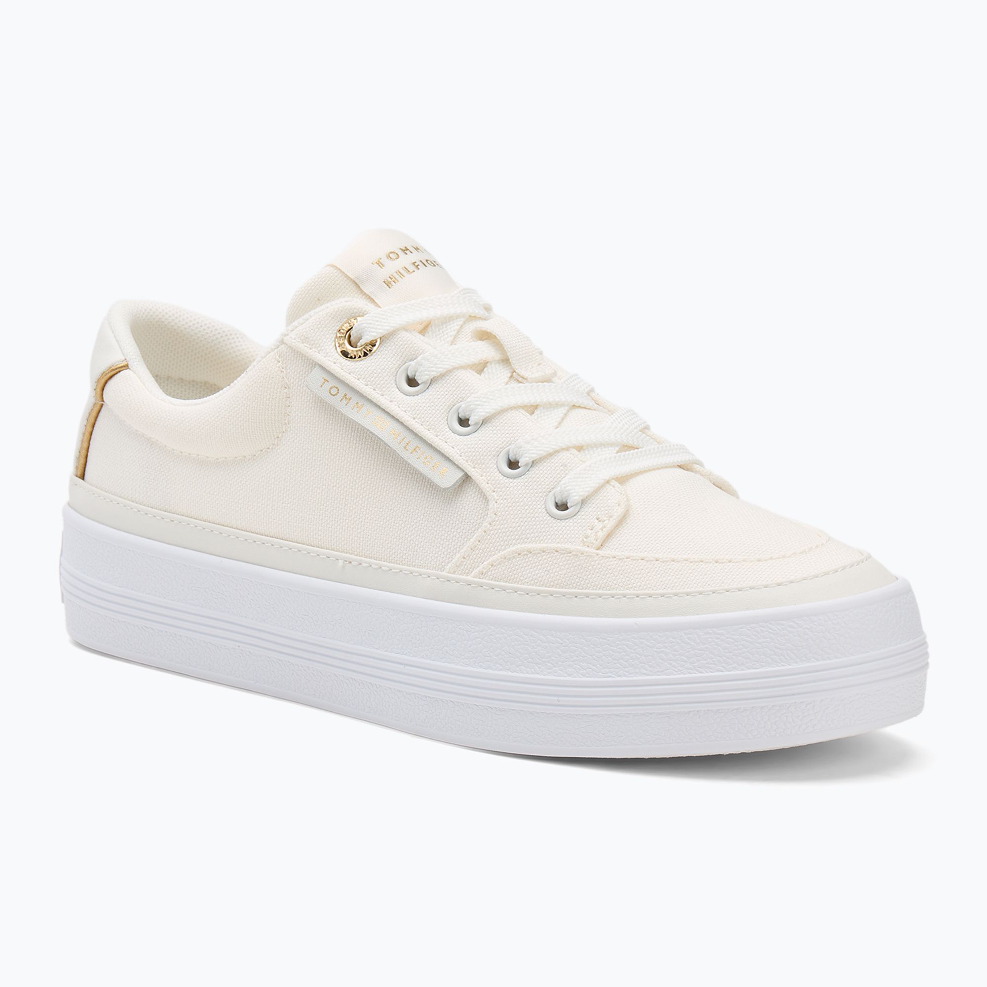 Trampki damskie Tommy Hilfiger Essential Vulc Textile YBL ecru 