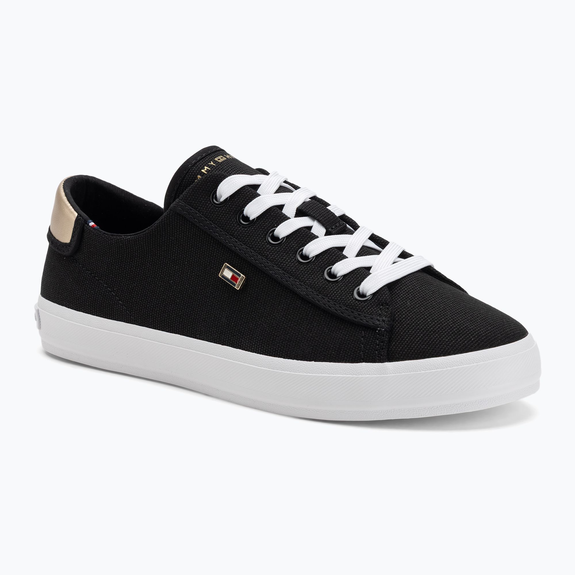 Trampki damskie Tommy Hilfiger Vulc Canvas Lace Up black 