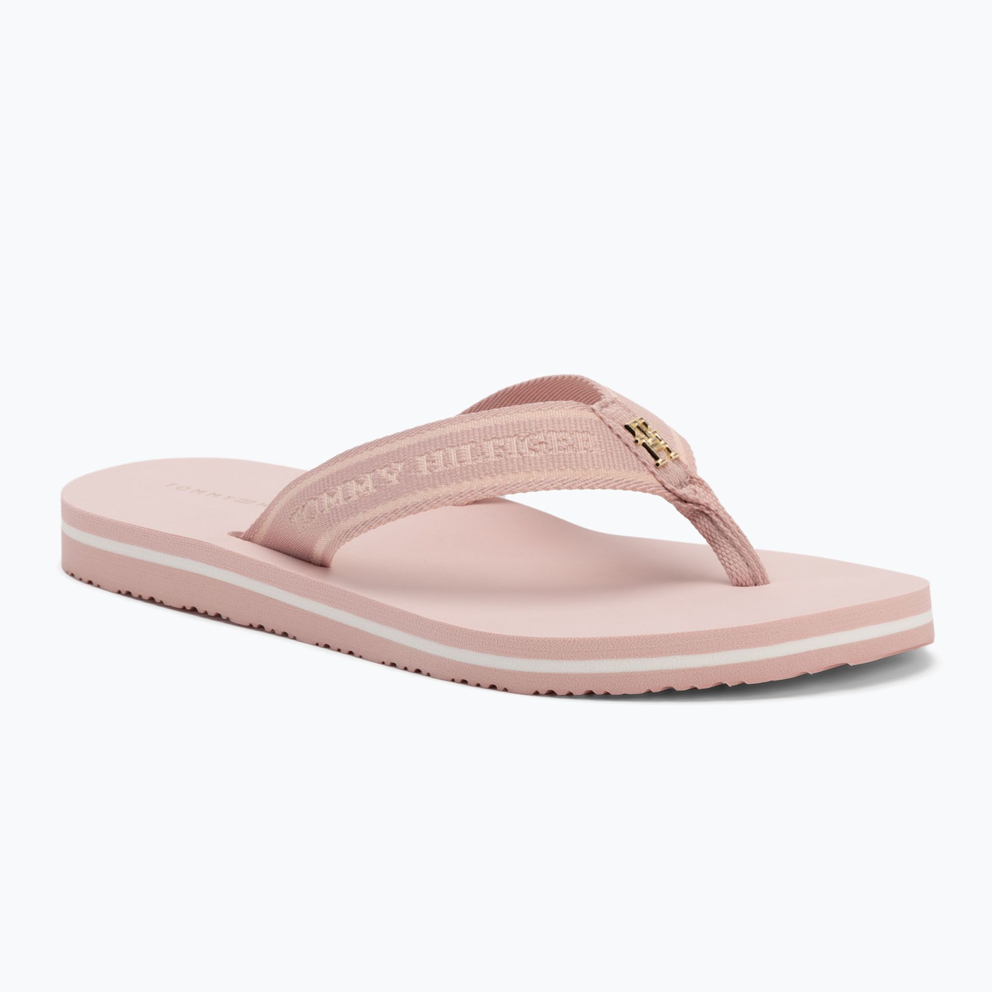 Japonki damskie Tommy Hilfiger Webbing Beach Sandal foggy pink 