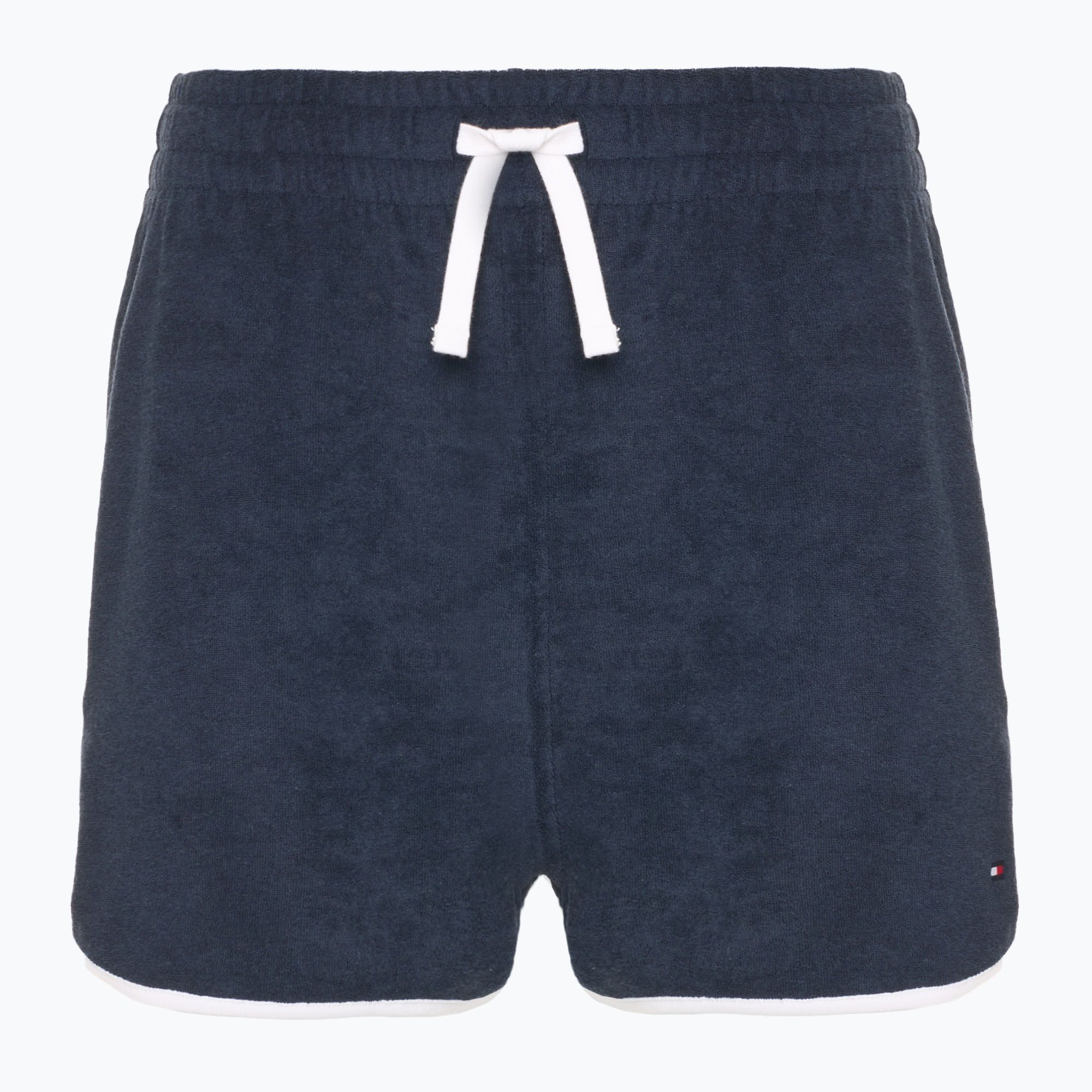 Spodenki damskie Tommy Hilfiger Terry Shorts dark night navy 