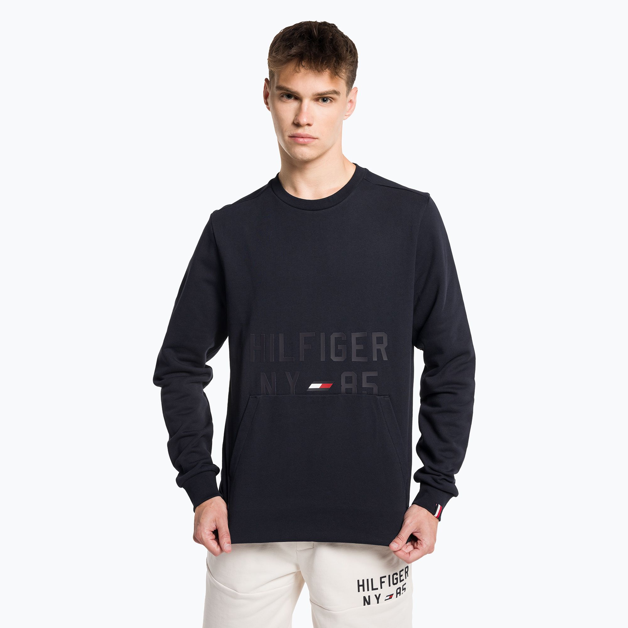 Bluza męska Tommy Hilfiger Graphic Crew blue 
