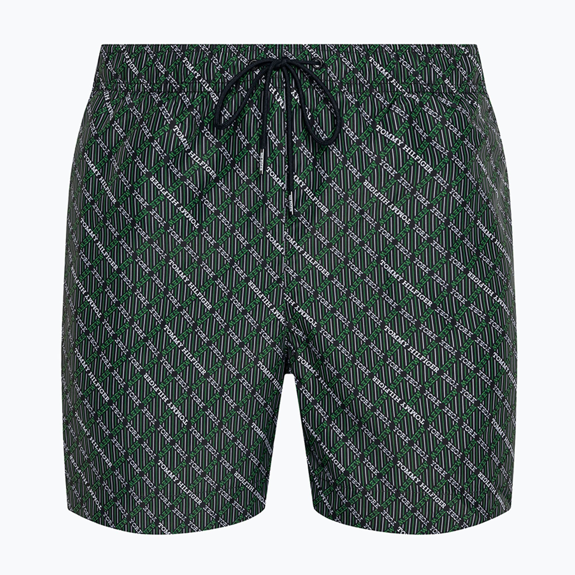 Szorty kąpielowe męskie Tommy Hilfiger Medium Drawstring Print new york geo green 