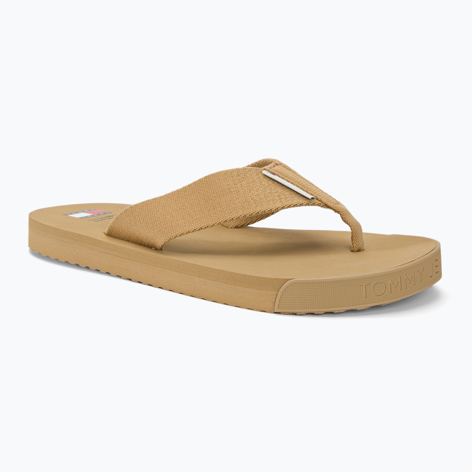 Japonki męskie Tommy Jeans Elevated Flip Flop tawny sand 