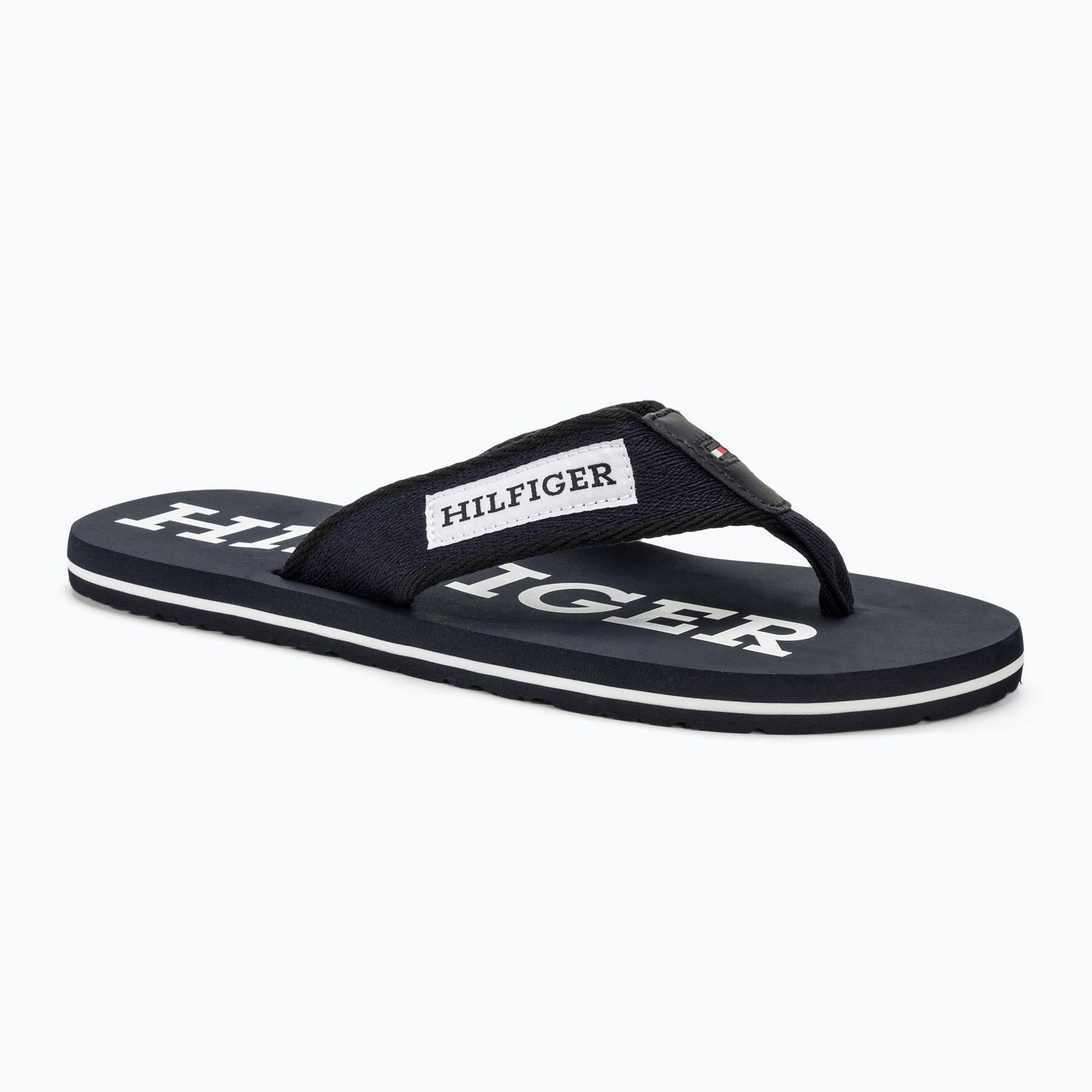 Japonki męskie Tommy Hilfiger Patch Beach Sandal desert sky 