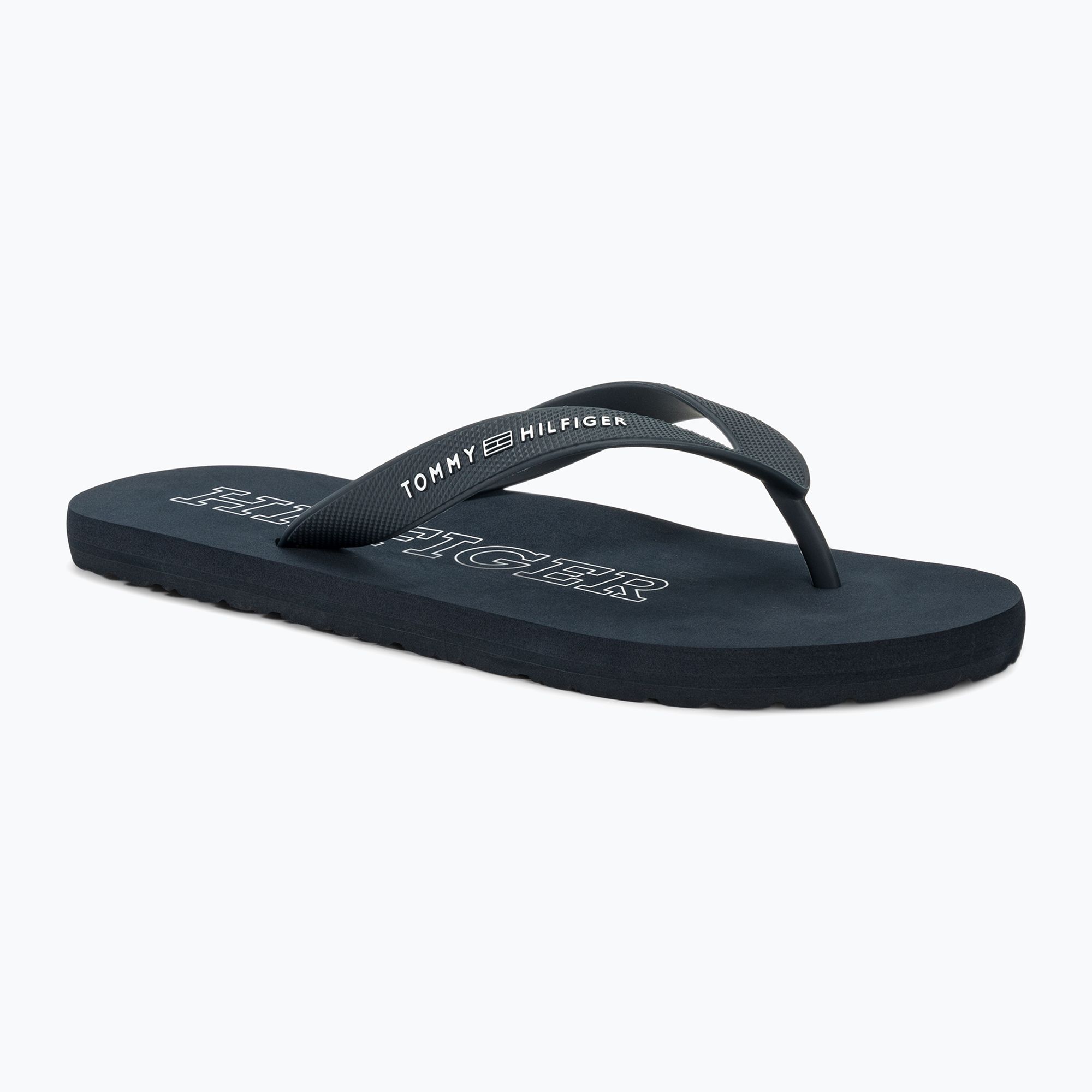 Japonki męskie Tommy Hilfiger Rubber Beach Sandal desert sky 