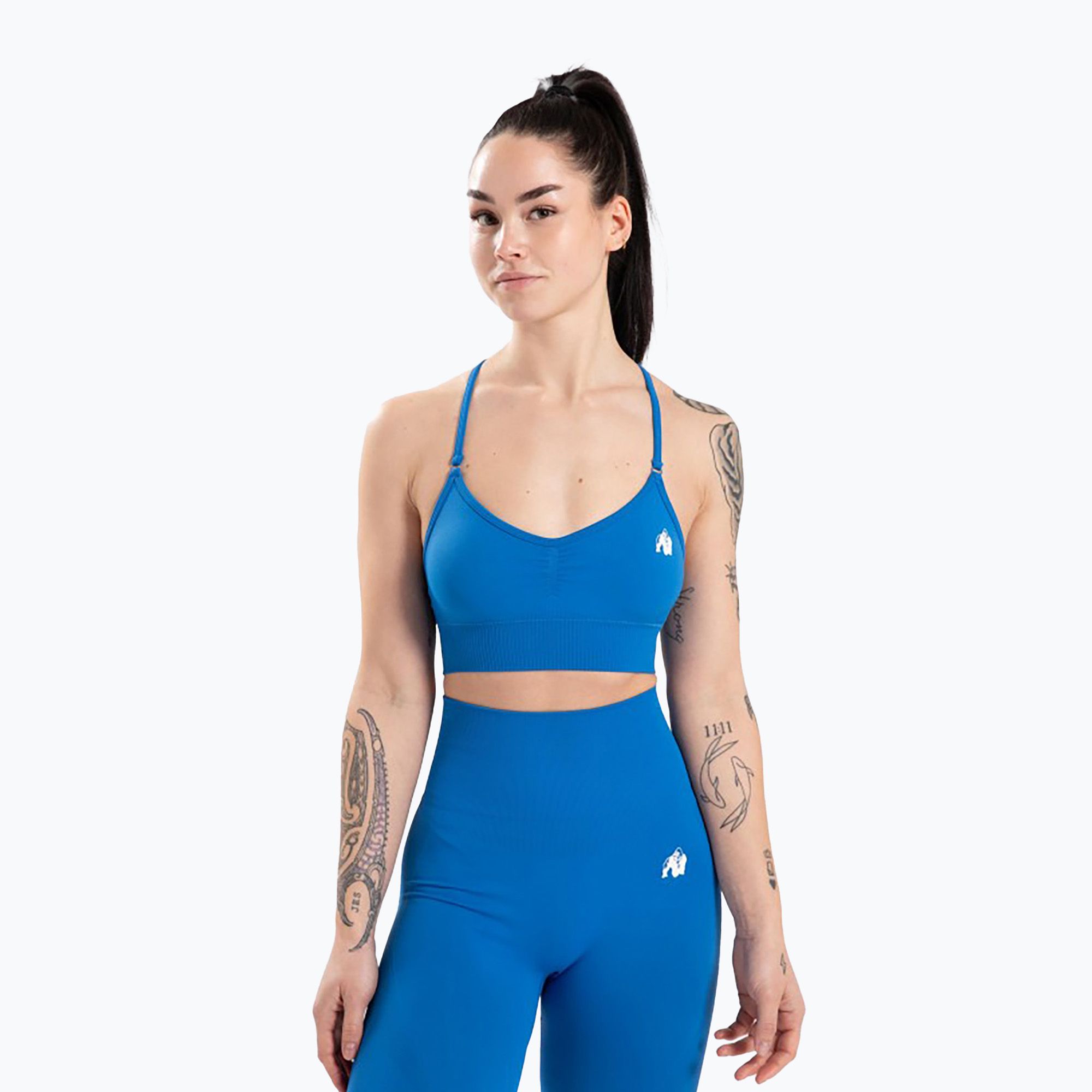 Biustonosz treningowy Gorilla Wear Olivia Sports Bra blue 
