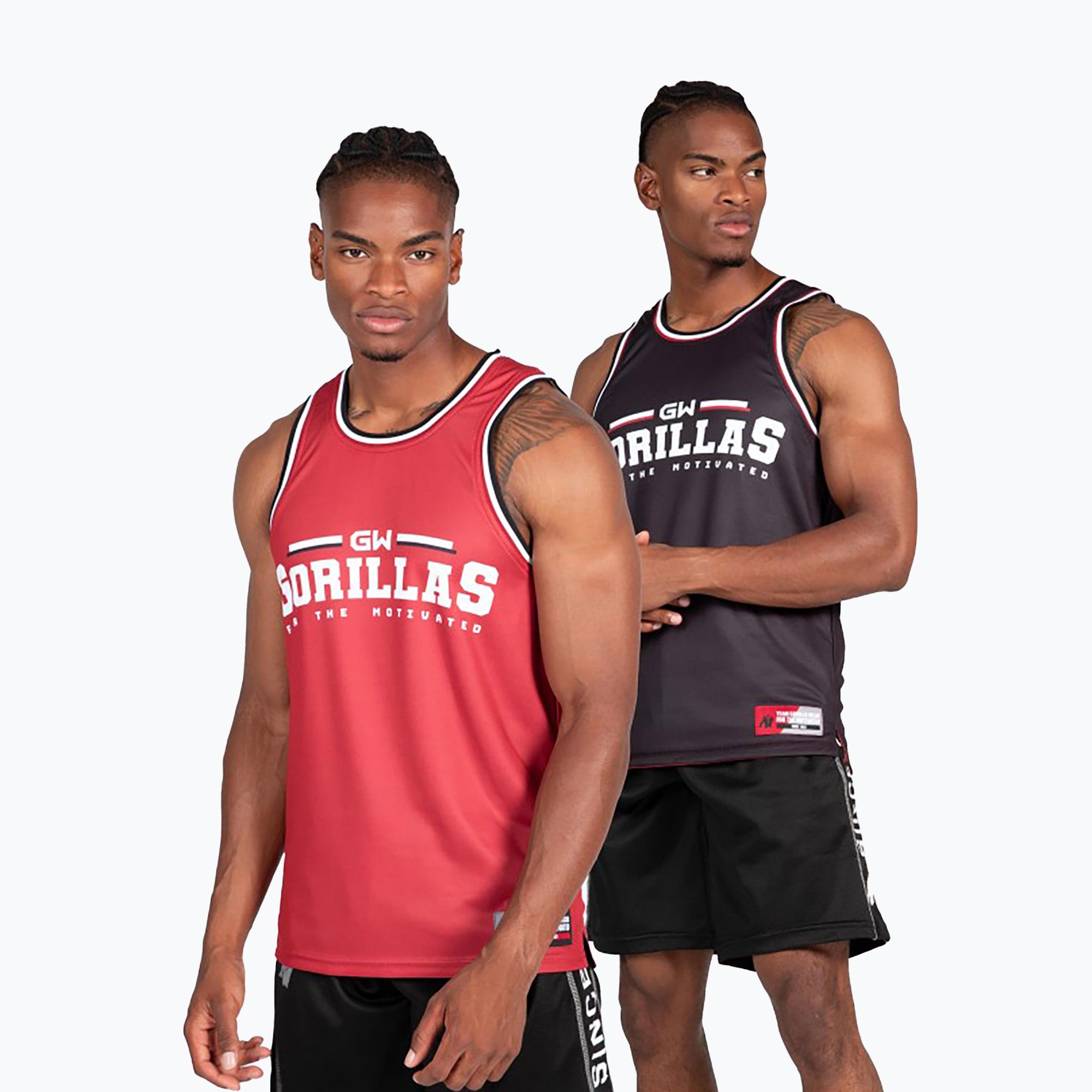 Koszulka treningowa męska Gorilla Wear Keene red/black 