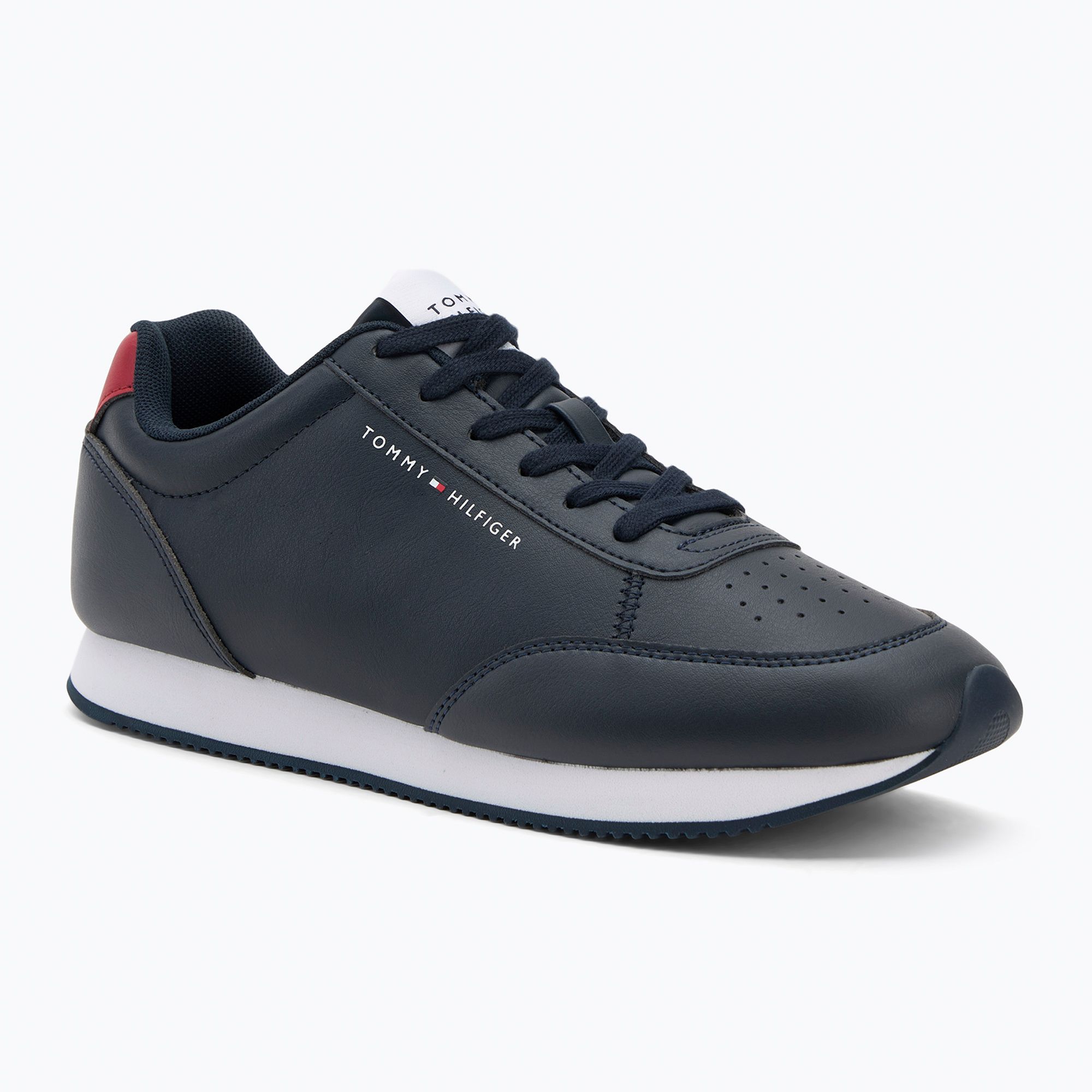 Buty męskie Tommy Hilfiger Lo Runner Pu Mix desert sky 