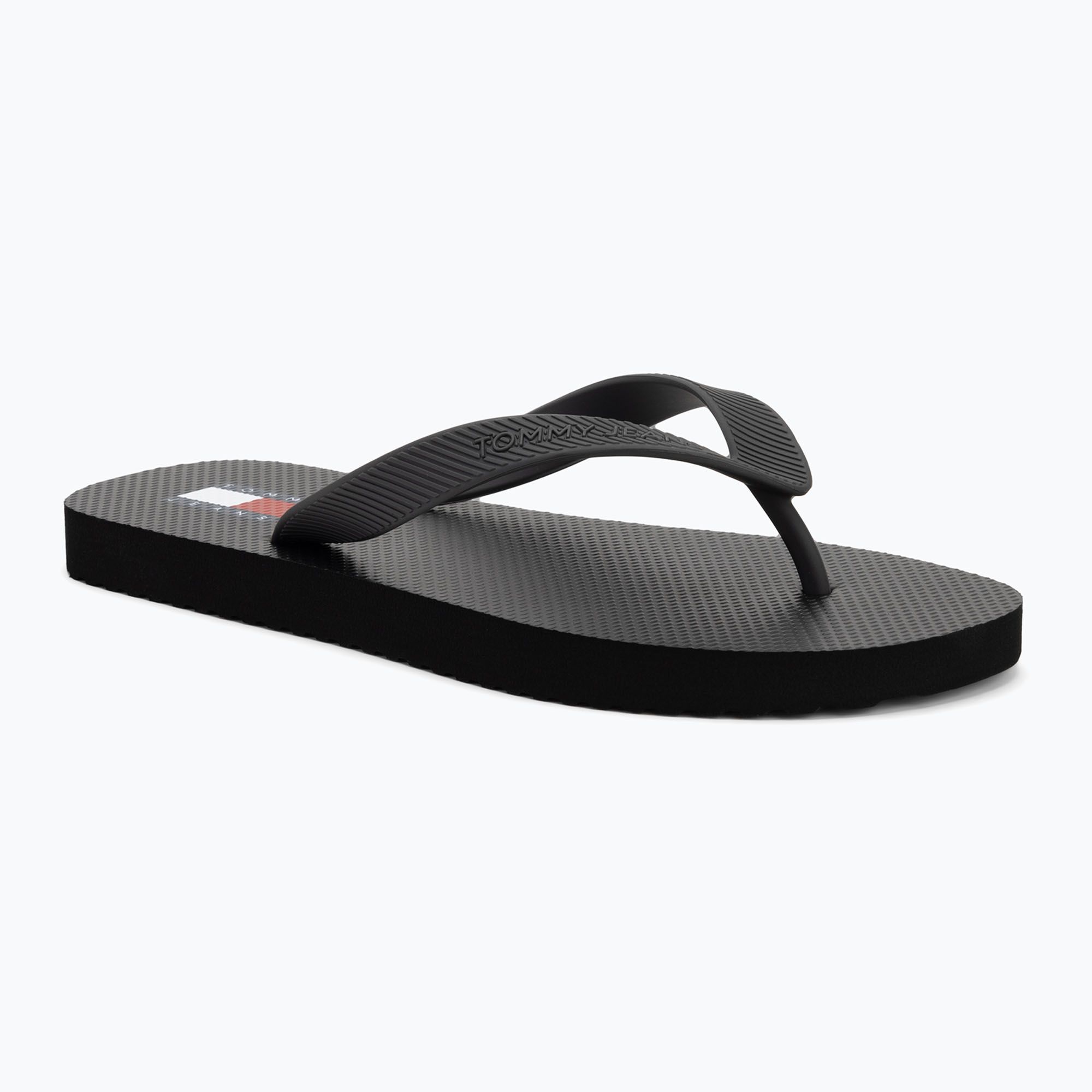 Japonki męskie Tommy Jeans Beach Sandal black 