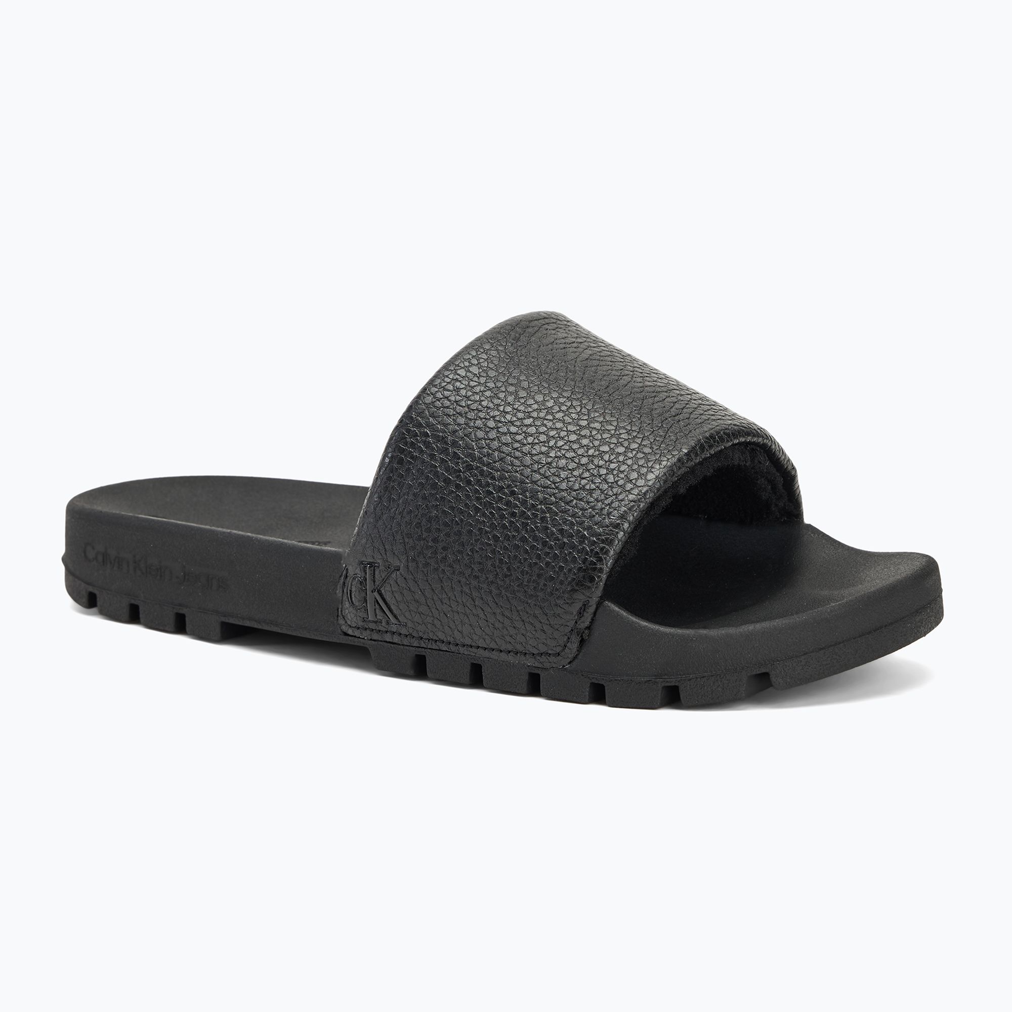 Klapki męskie Calvin Klein YM0YM01172 Truck Slide triple black 