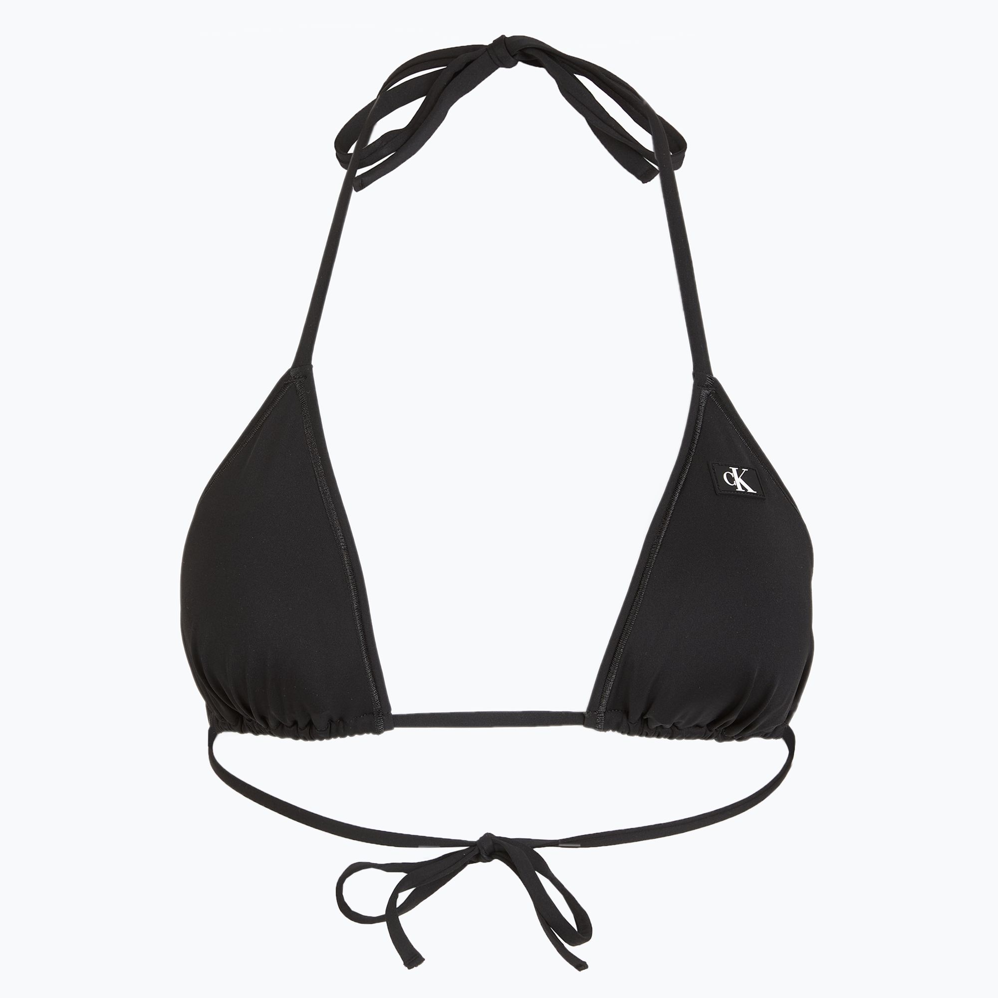 Góra od stroju kapielowego Calvin Klein KW0KW02343 Triangle Rp pvh black 