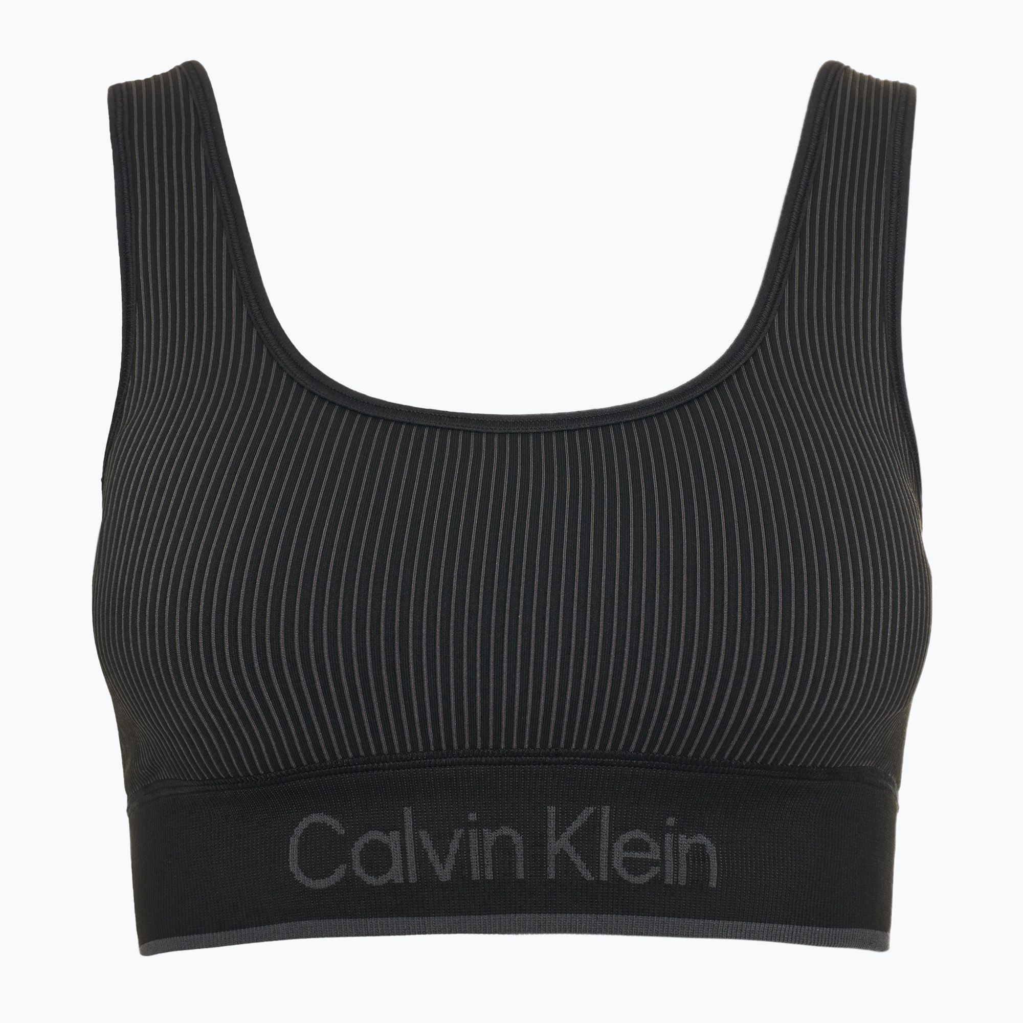 Biustonosz treningowy Calvin Klein 00GWS4K220 Seamless Medium Support black 