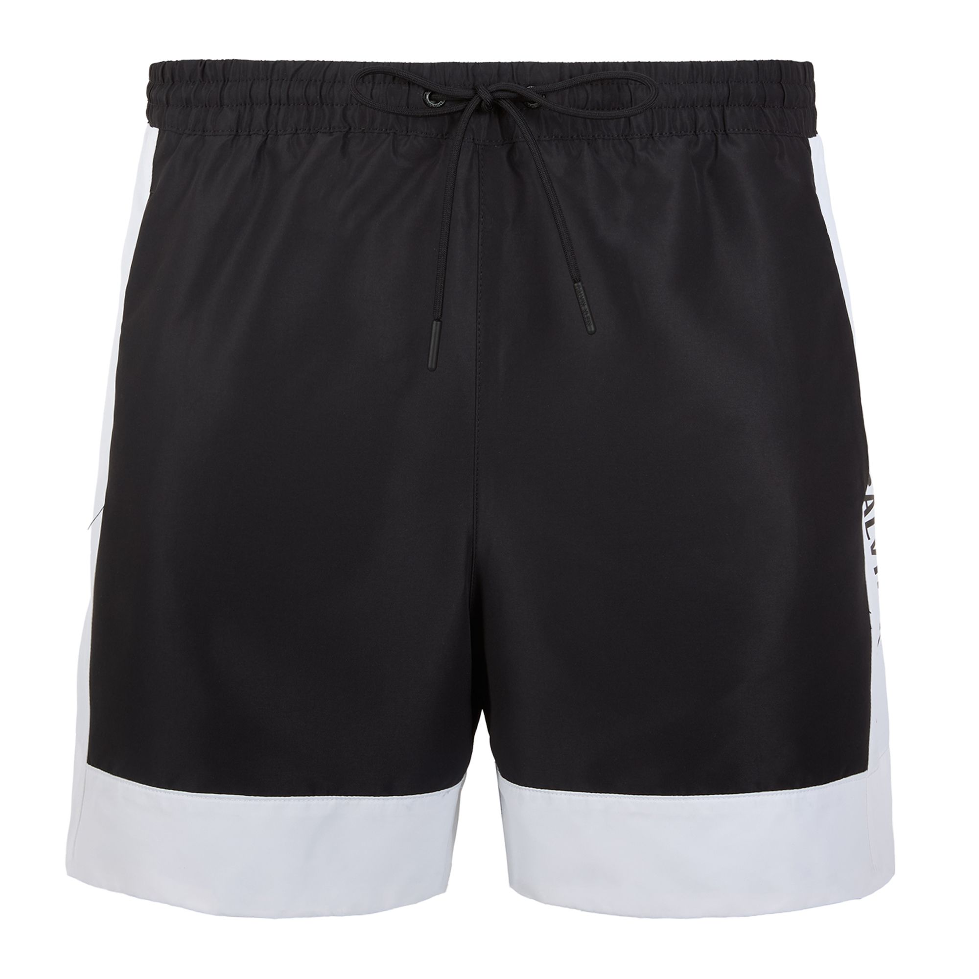 Szorty kąpielowe męskie Calvin Klein KM0KM01095 Intense Power Medium Drawstring Fashion brilliant white
