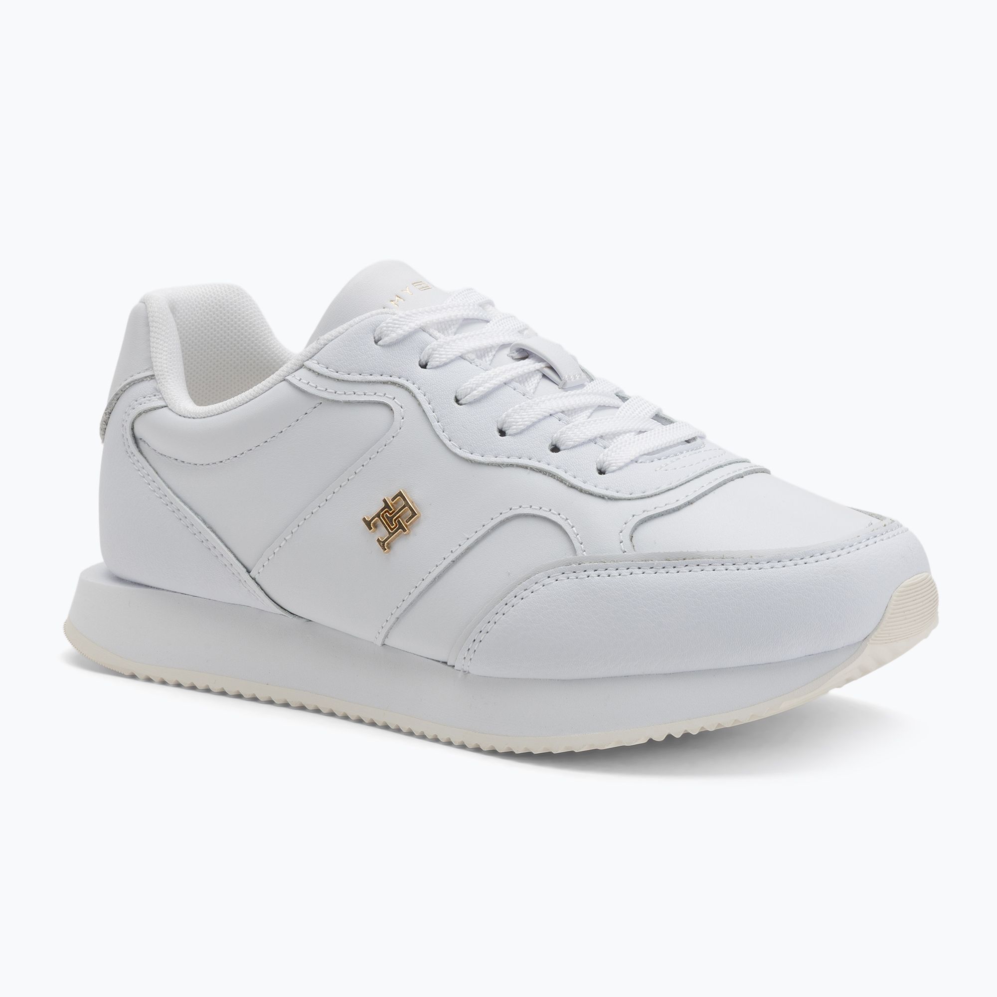 Buty damskie Tommy Hilfiger Leather Runner white 