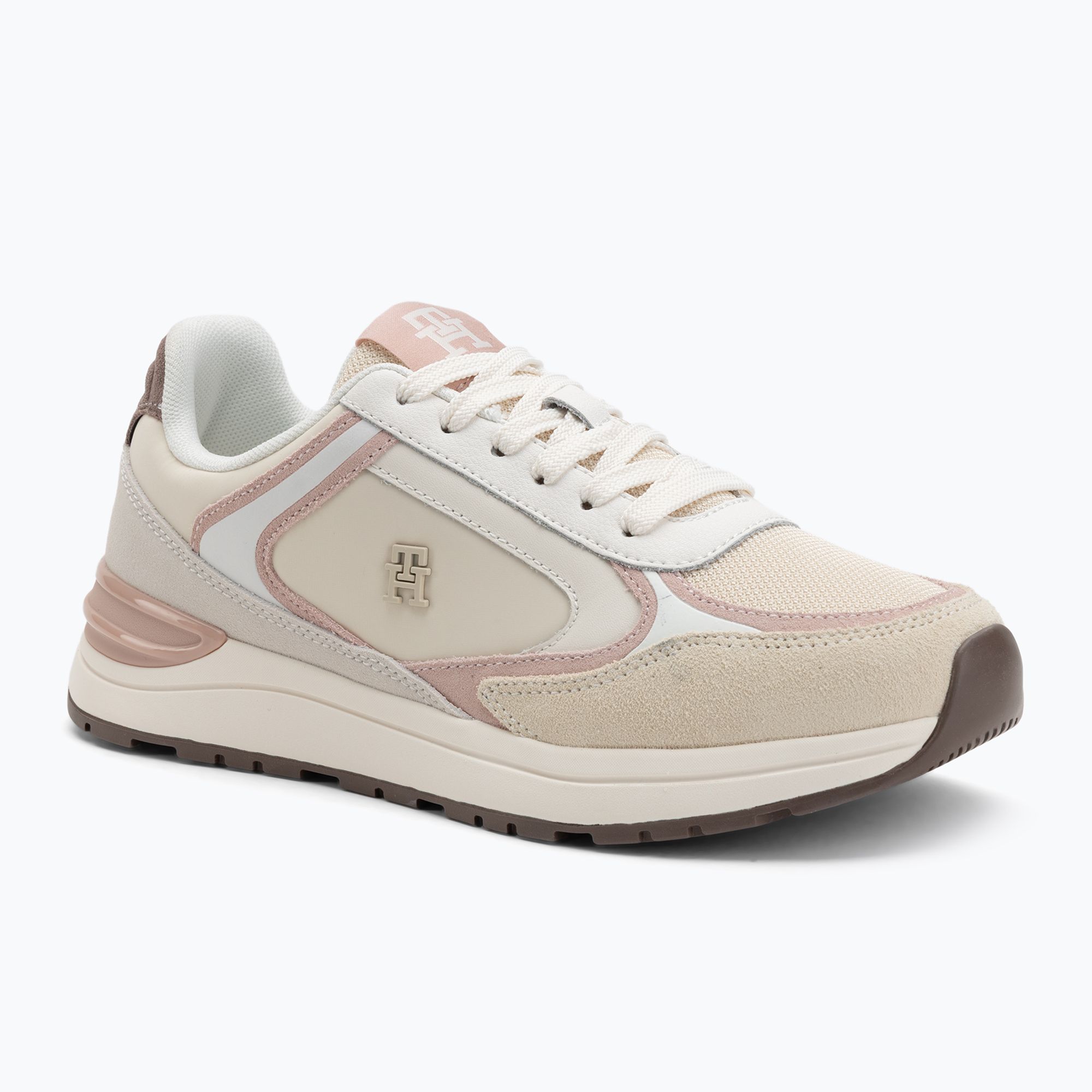Buty damskie Tommy Hilfiger Casual Fashion Runner Mix bright white/moonstruck/tandoori 