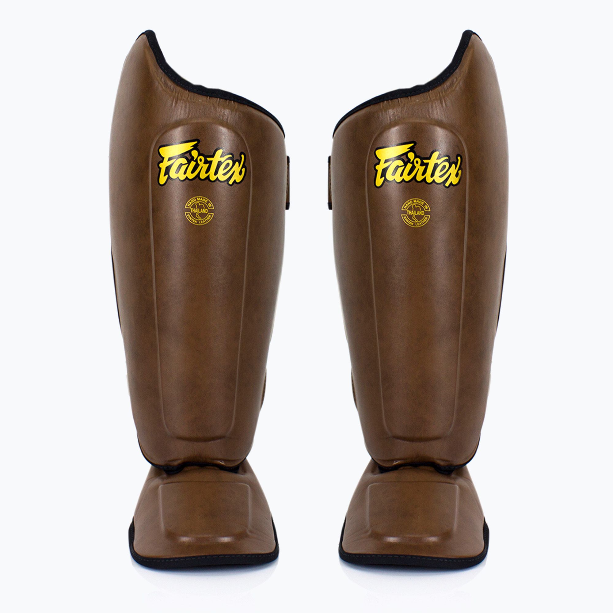 Ochraniacze piszczeli Fairtex Ultimate Shin Pads brown 