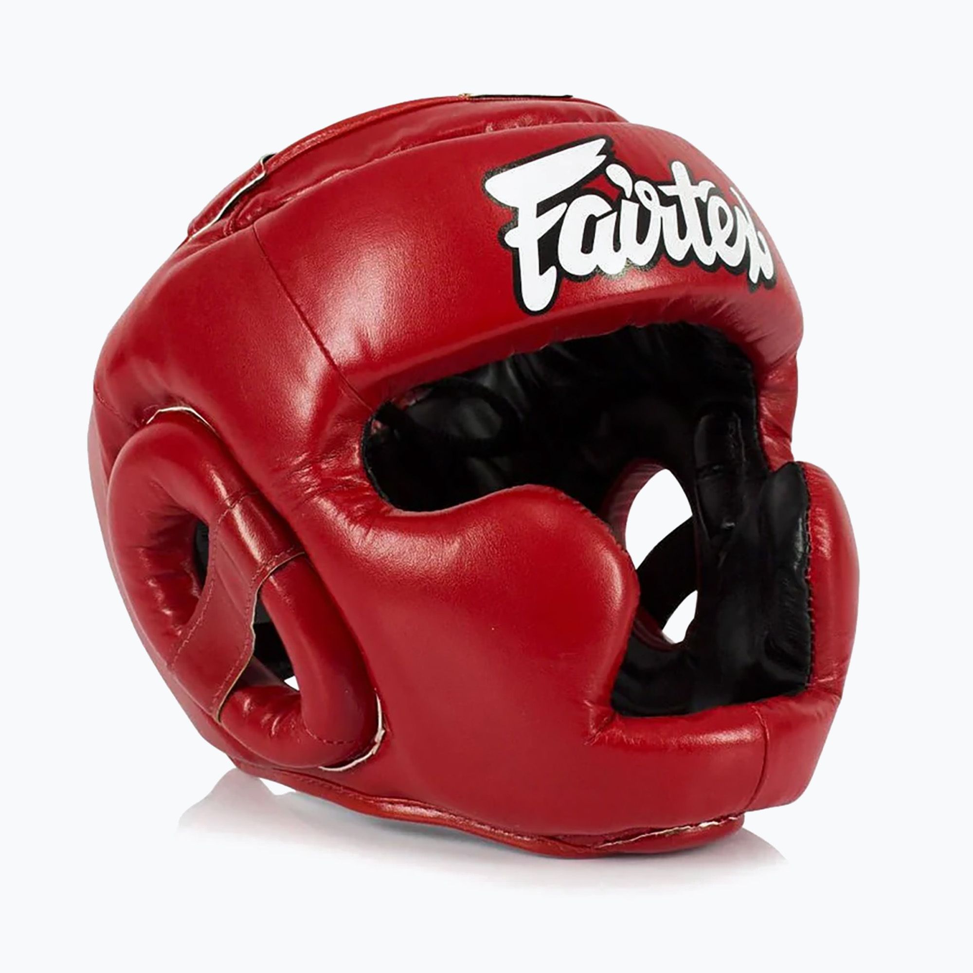 Kask bokserski dziecięcy Fairtex Headguard for Kids red 