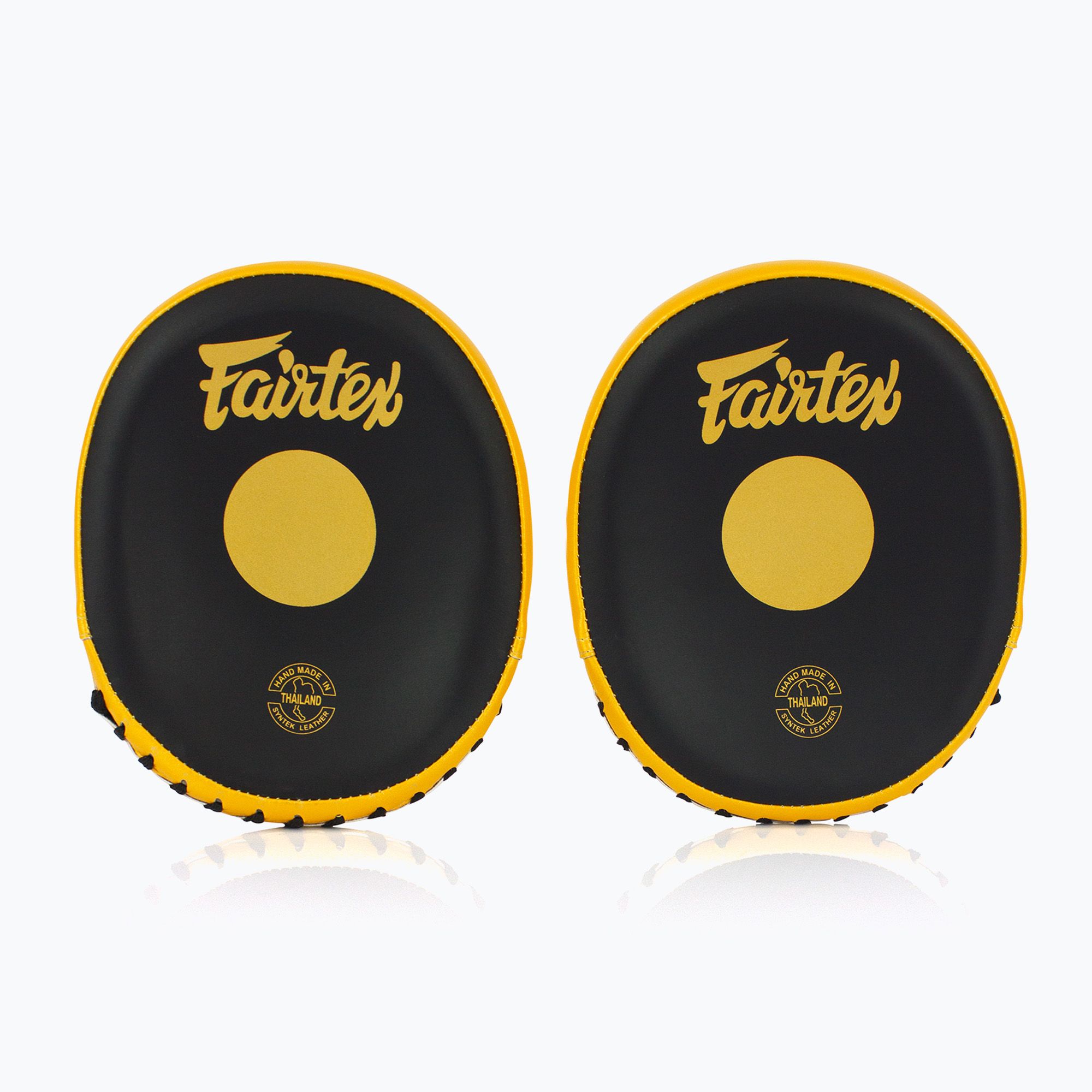 Łapy treningowe Fairtex Speed & Accuracy Focus Mitts black/golden 