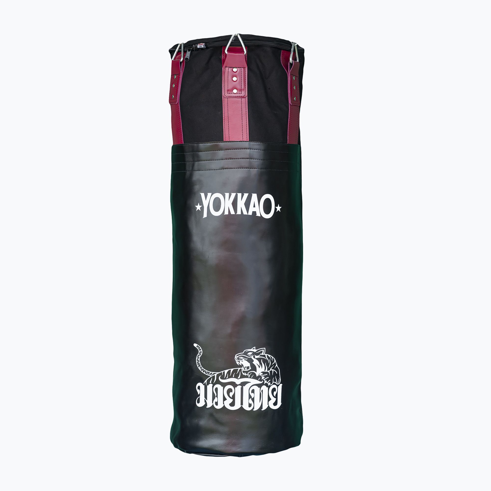Worek bokserski do wypełnienia YOKKAO Matrix XL black/ cerise 