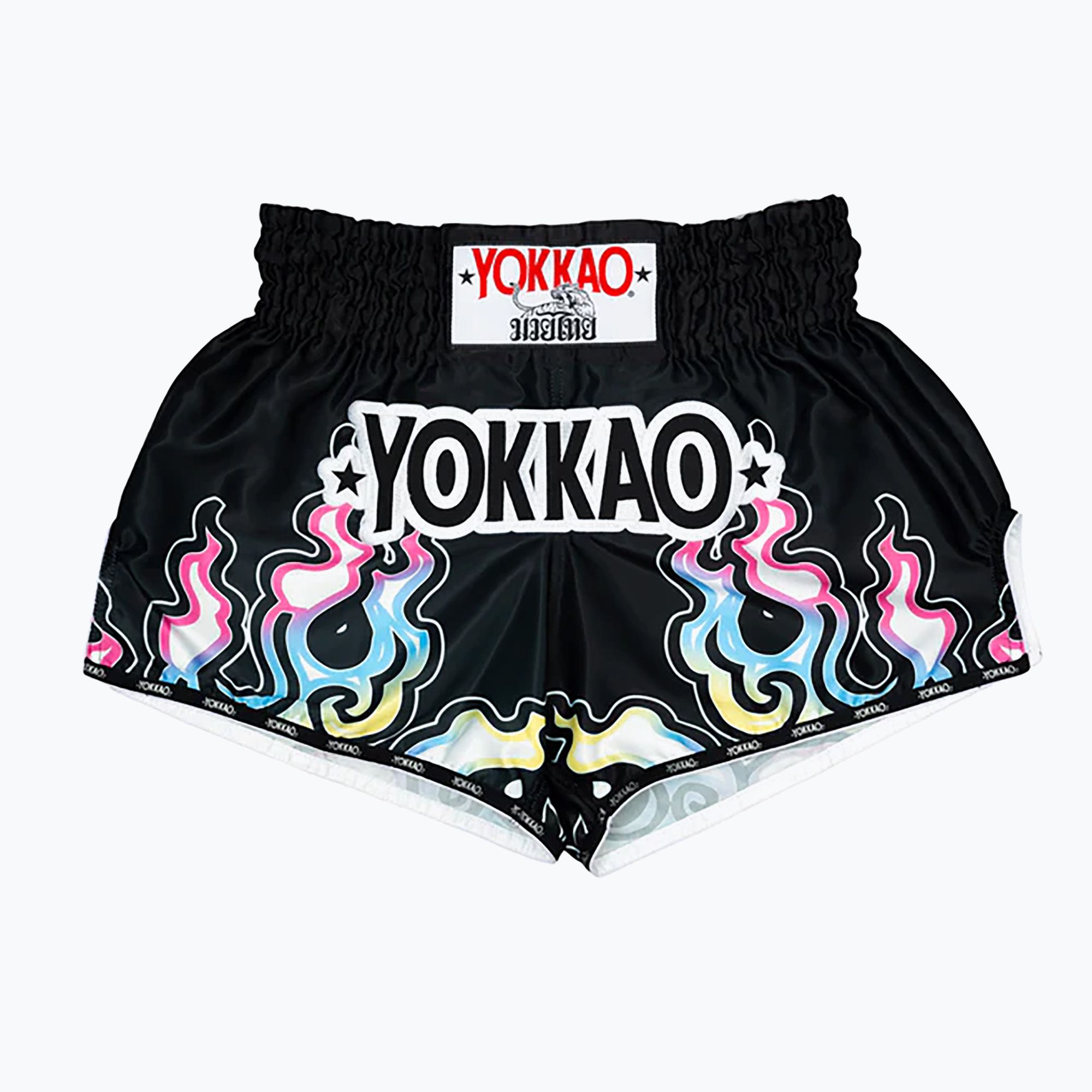 Spodenki treningowe męskie YOKKAO Flames CarbonFit black 