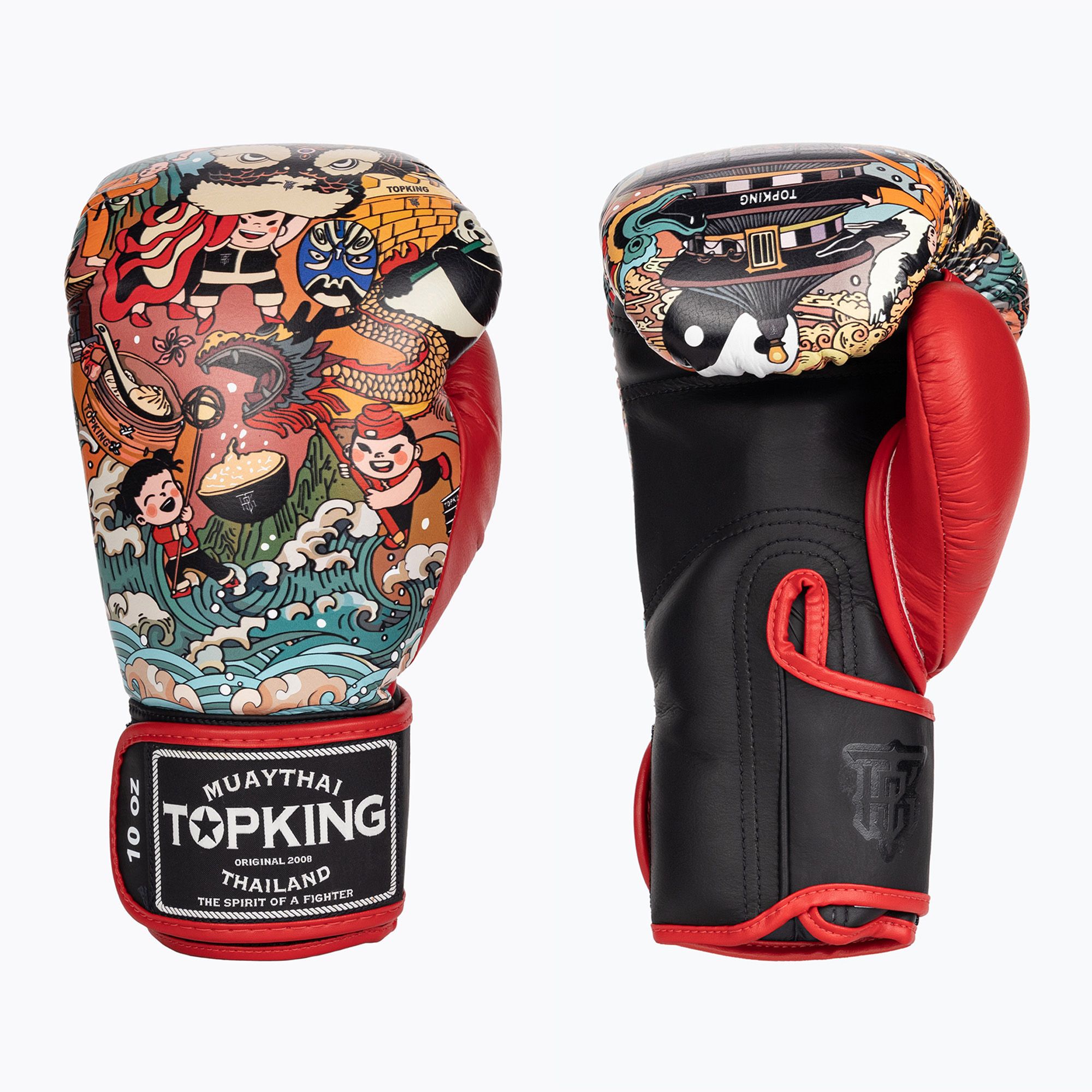 Rękawice bokserskie Top King Boxing Culture black/red TKBGCT-SL-2C3 