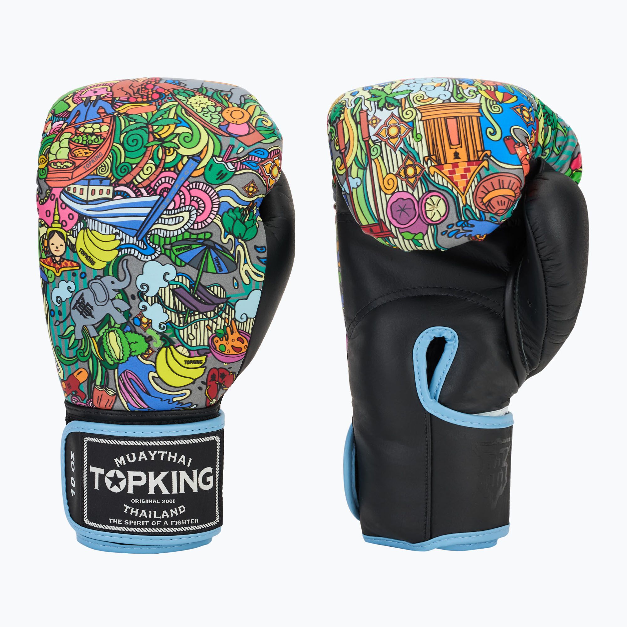 Rękawice bokserskie Top King Boxing Culture black TKBGCT-TH-SL-BK 