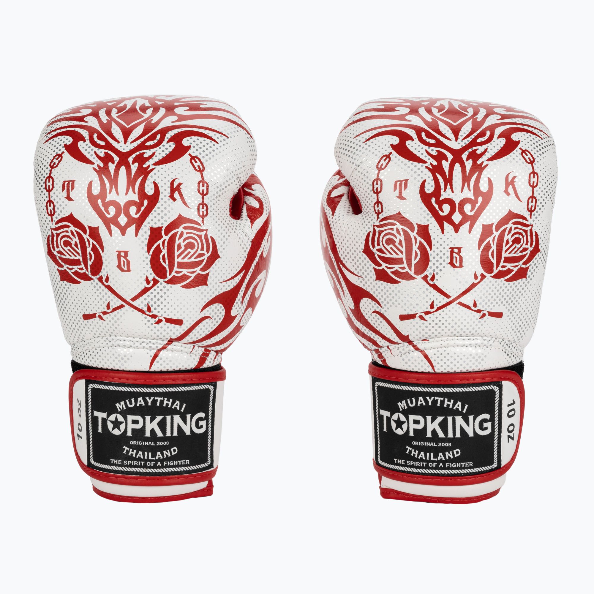 Rękawice bokserskie Top King Boxing Dragon red/white 