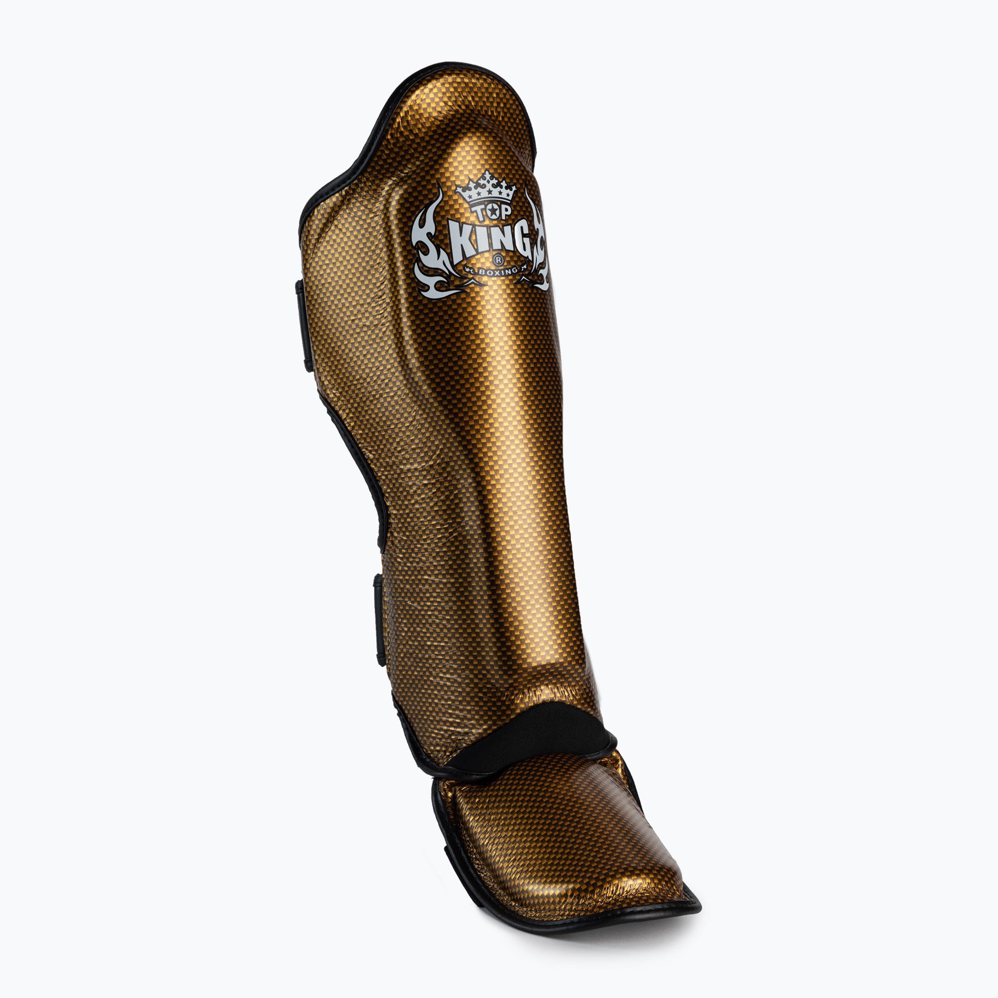 Ochraniacze piszczeli i stóp Top King Super Snake black/gold 
