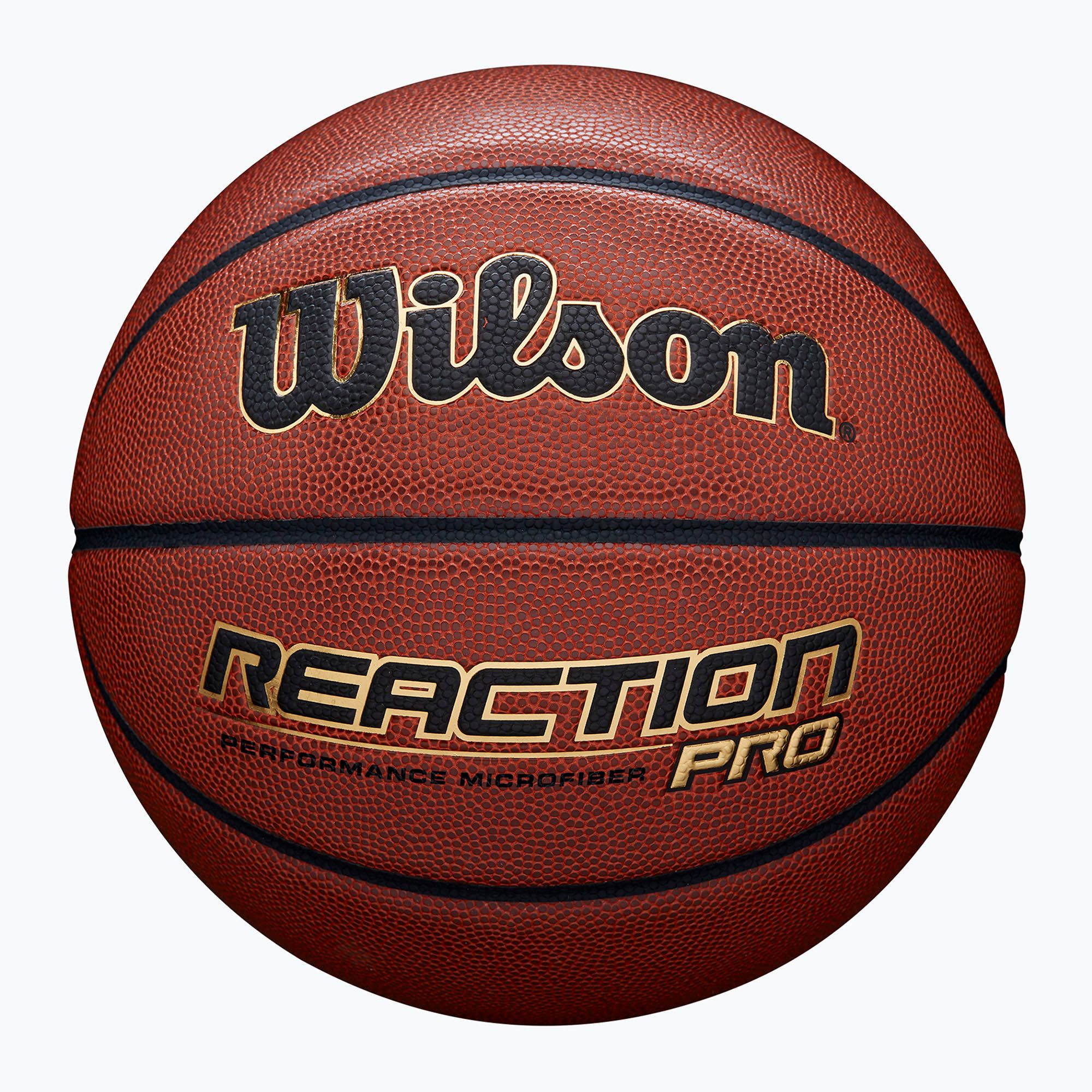 Piłka do koszykówki Wilson Reaction Pro 295 brown rozmiar 7 