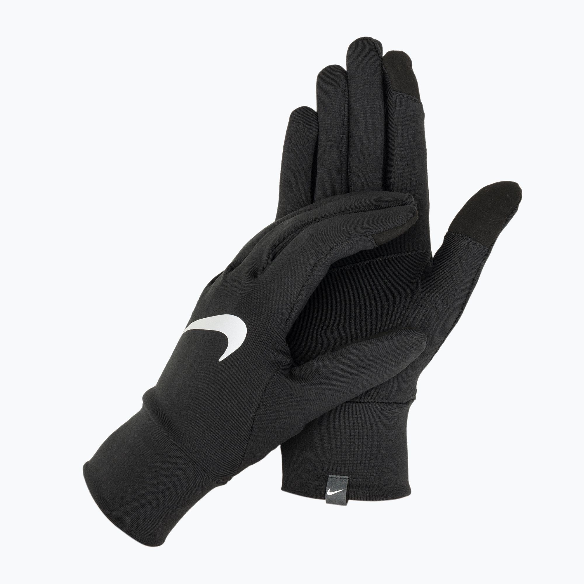 Rękawiczki do biegania męskie Nike Accelerate RG black/black/silver 