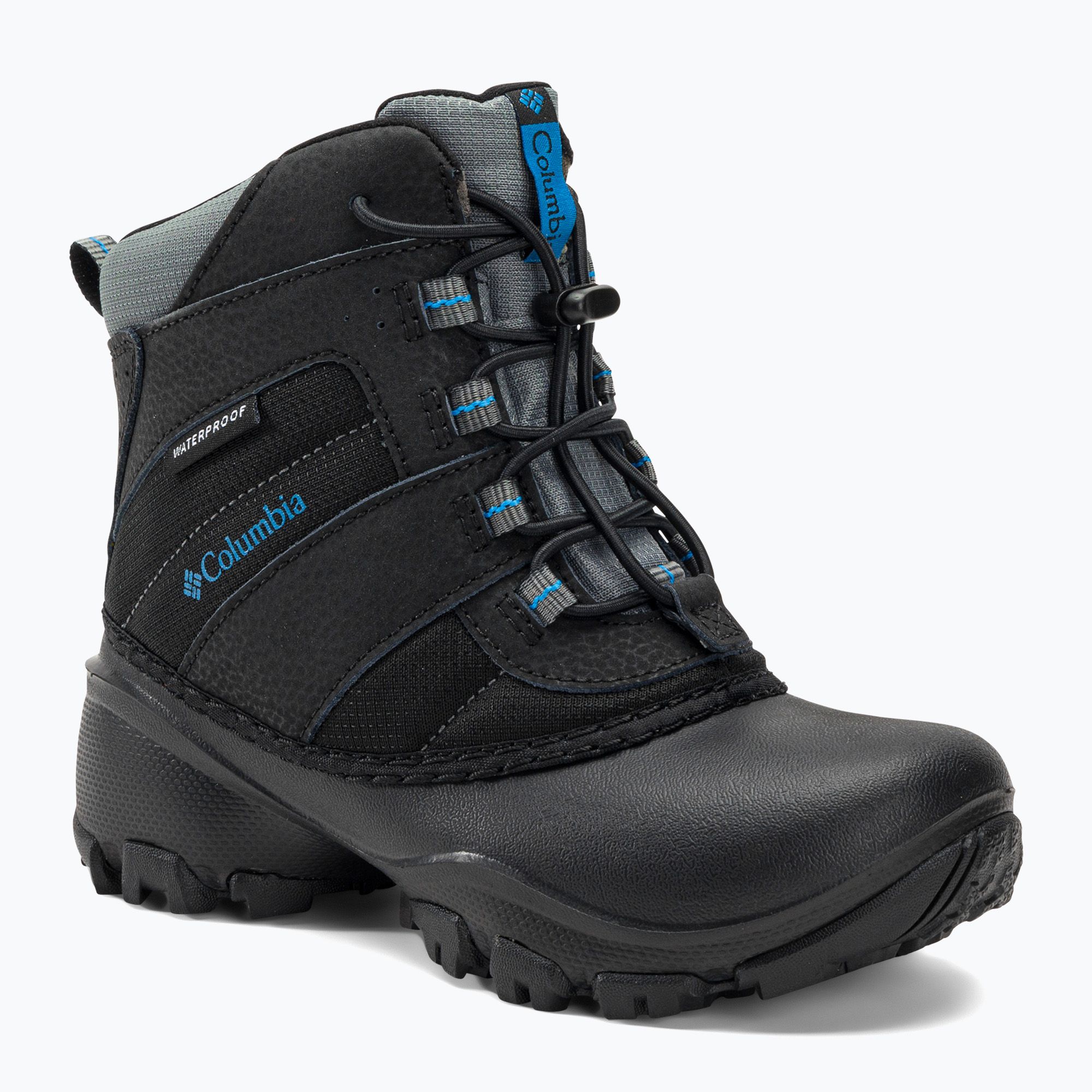 Śniegowce dziecięce Columbia Rope Tow III WP Boy black/dark compass 