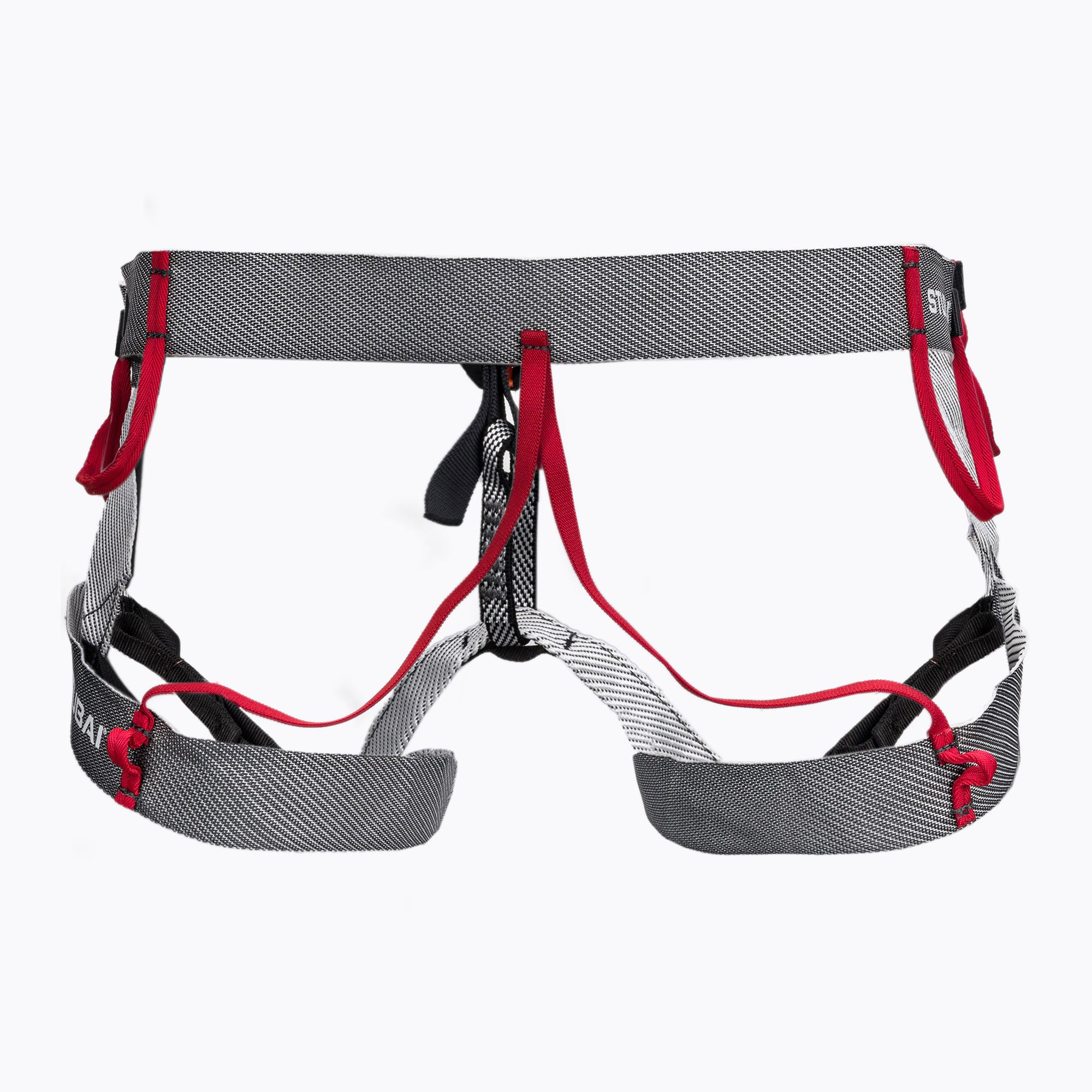 Uprząż wspinaczkowa STUBAI Lux Lightweight biała/czerwona 