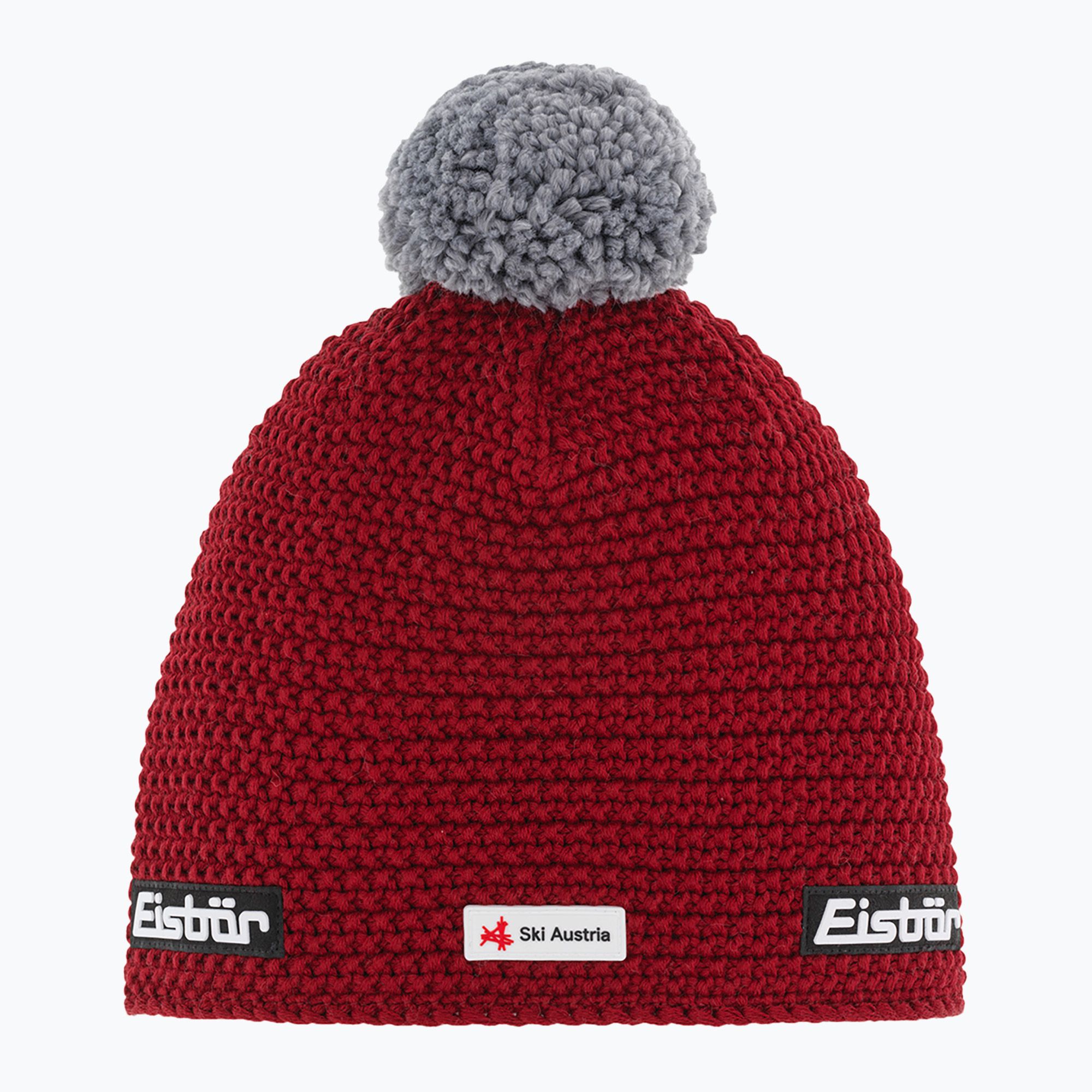 Czapka zimowa Eisbar Jamie Pompon Ska burgundy/graumele 
