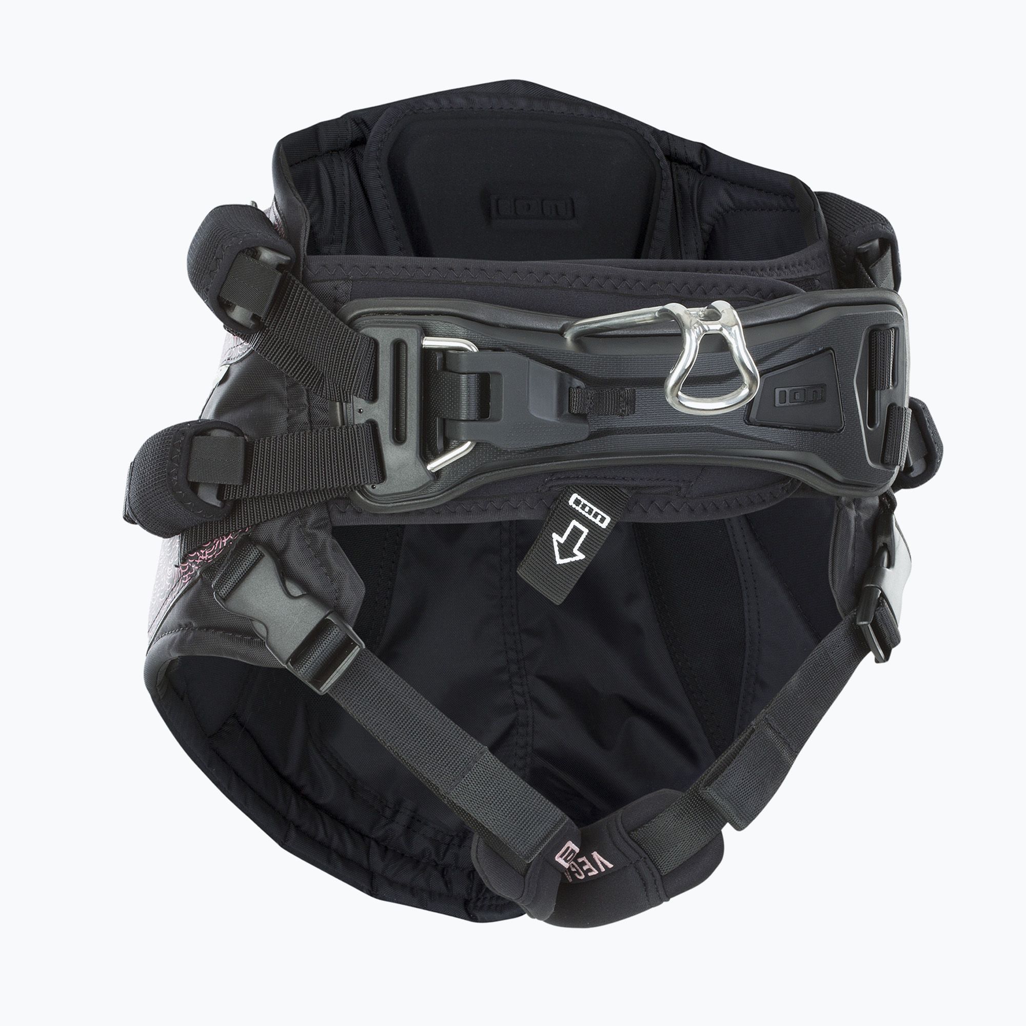 Trapez kitesurfingowy damski ION Kite Seat Vega black 