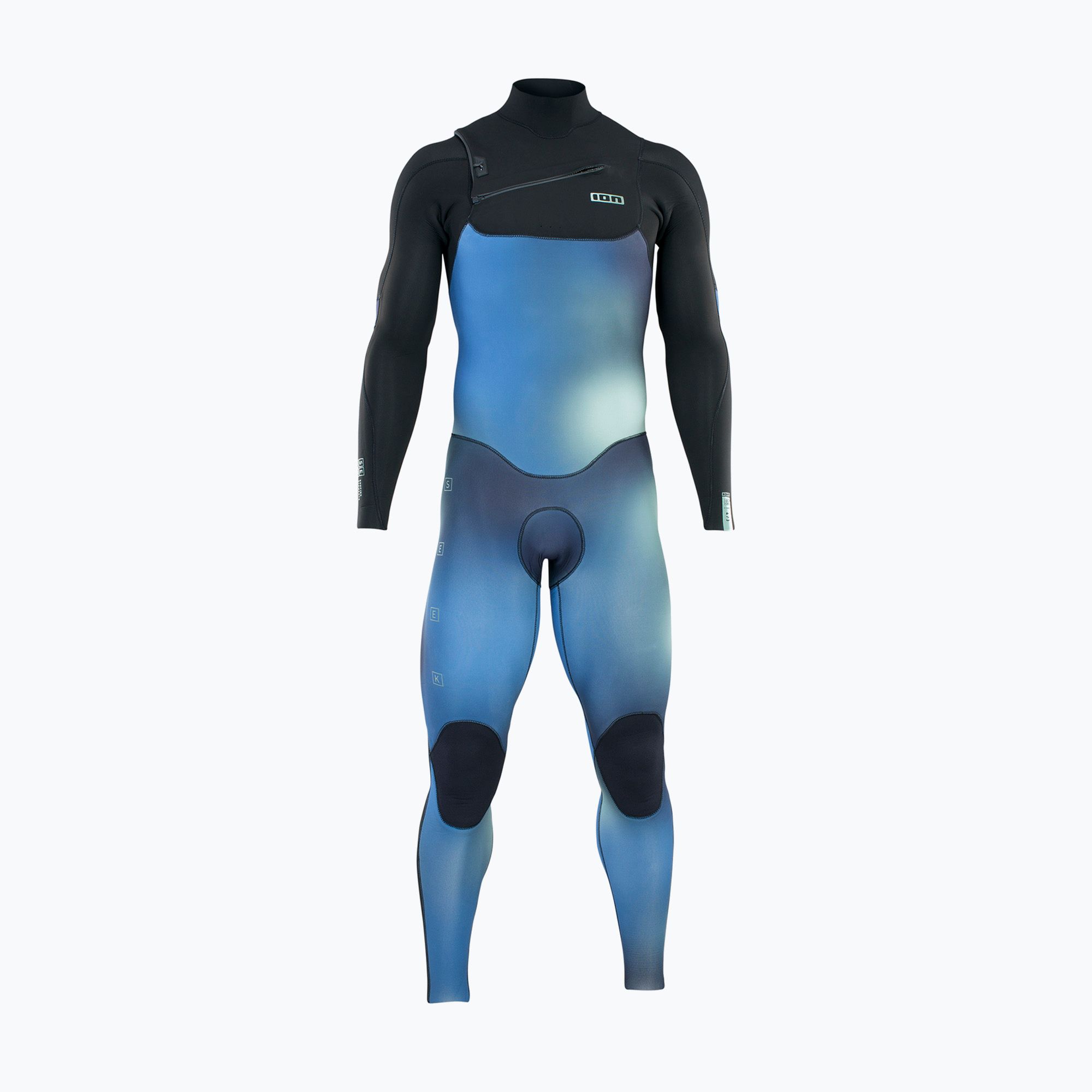 Pianka do pływania męska ION Seek Core 4/3 mm Front Zip blue gradient 