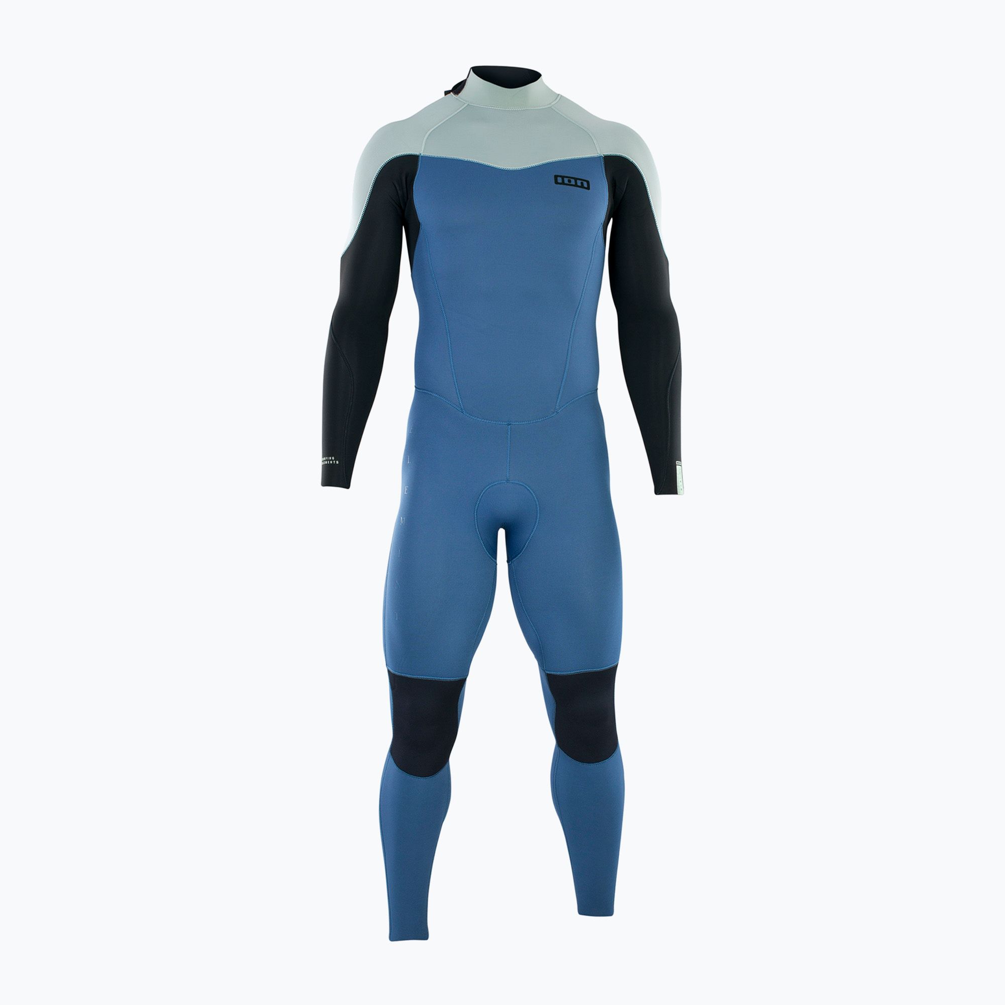 Pianka do pływania męska ION Element 4/3 mm Back Zip cascade blue 