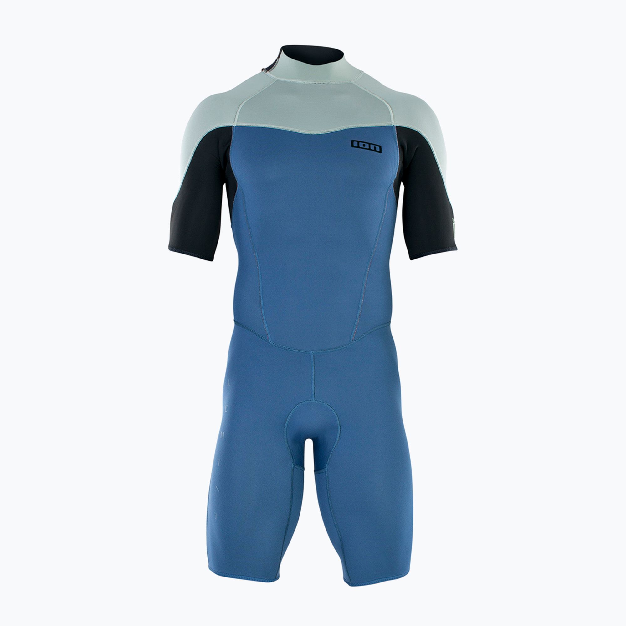 Pianka do pływania męska ION Element 2/2 mm Shorty Back Zip cascade blue 