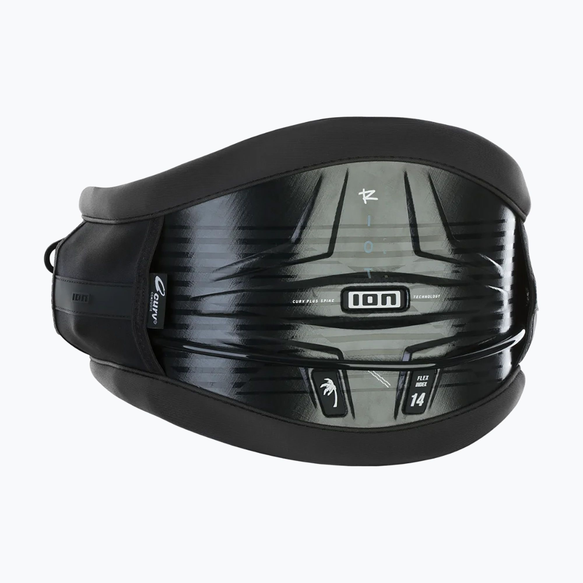 Trapez kitesurfingowy męski ION Kite Waist Riot Curv black 