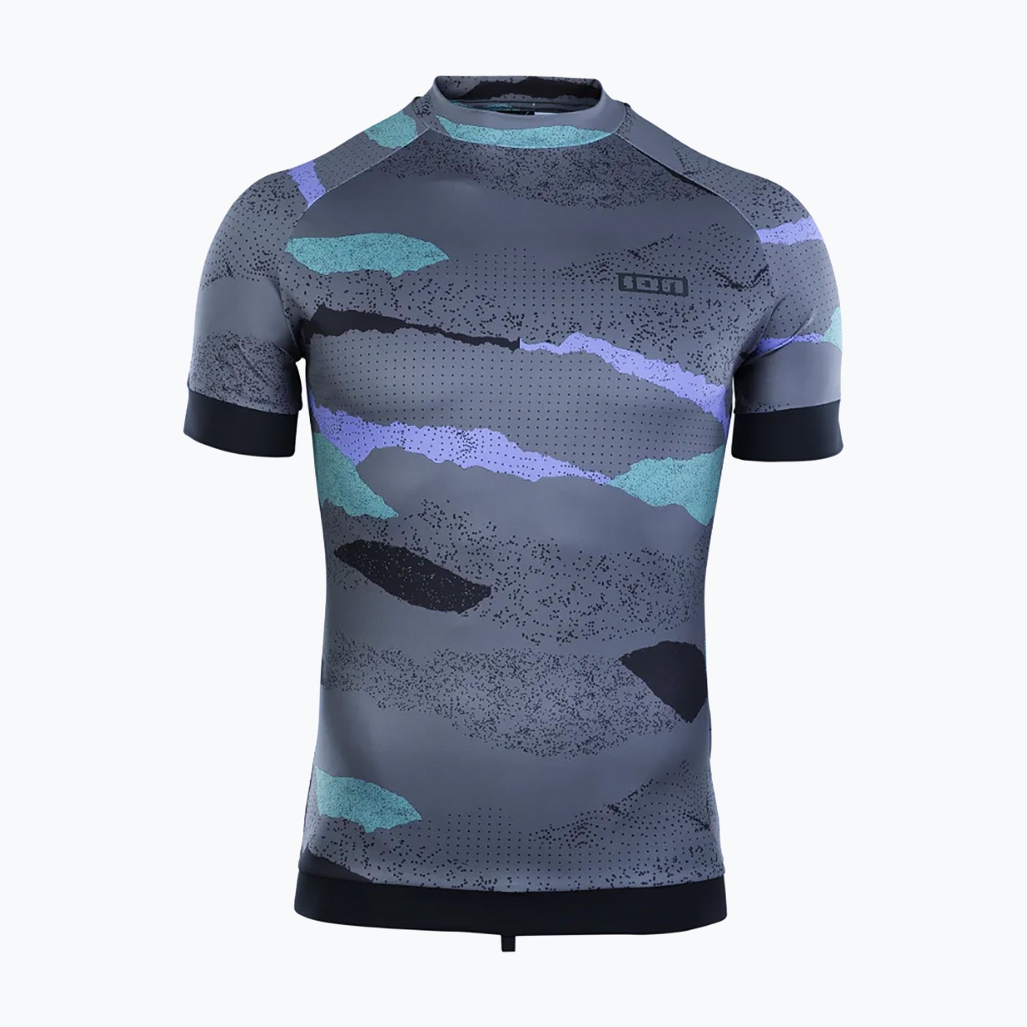 Koszulka do pływania męska ION Lycra Maze dark collage 