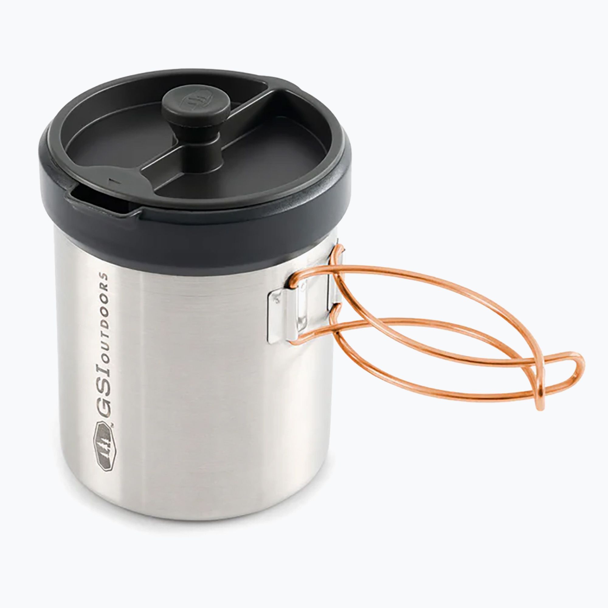 Kawiarka turystyczna GSI Outdoors Glacier Personal Javapress 711 ml stainless 