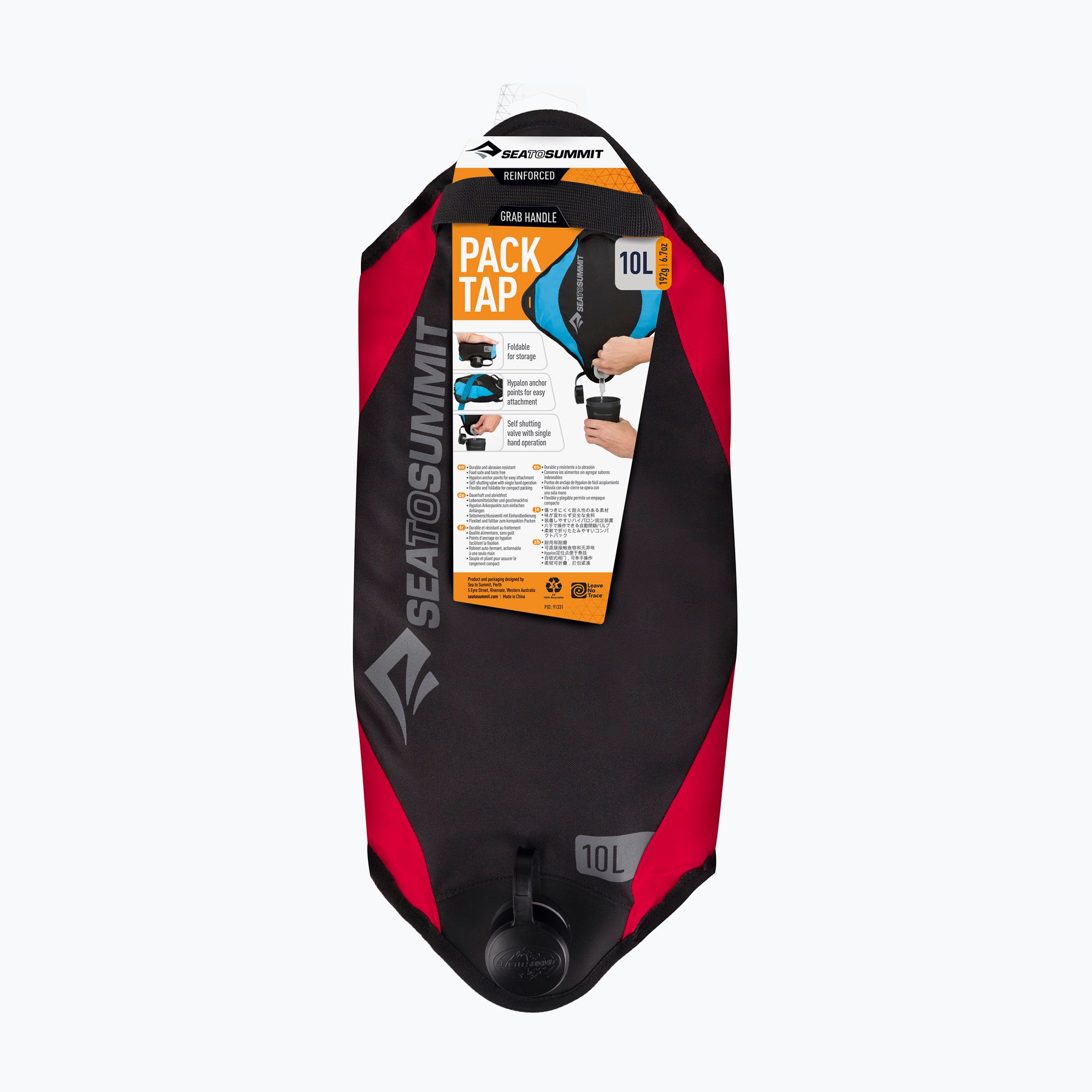 Bukłak Sea to Summit Pack Tap 10 l red 