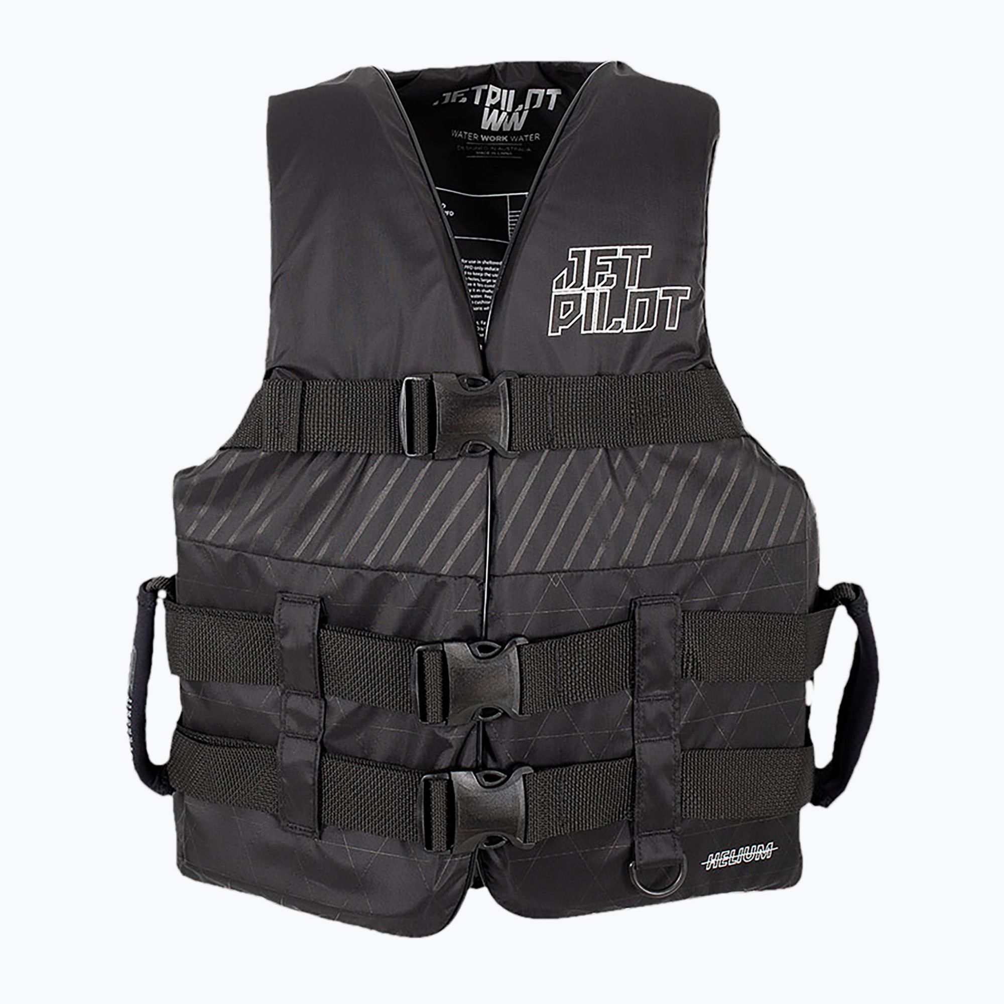 Kamizelka asekuracyjna męska Jetpilot Helium F/E Nylon Vest black/black 