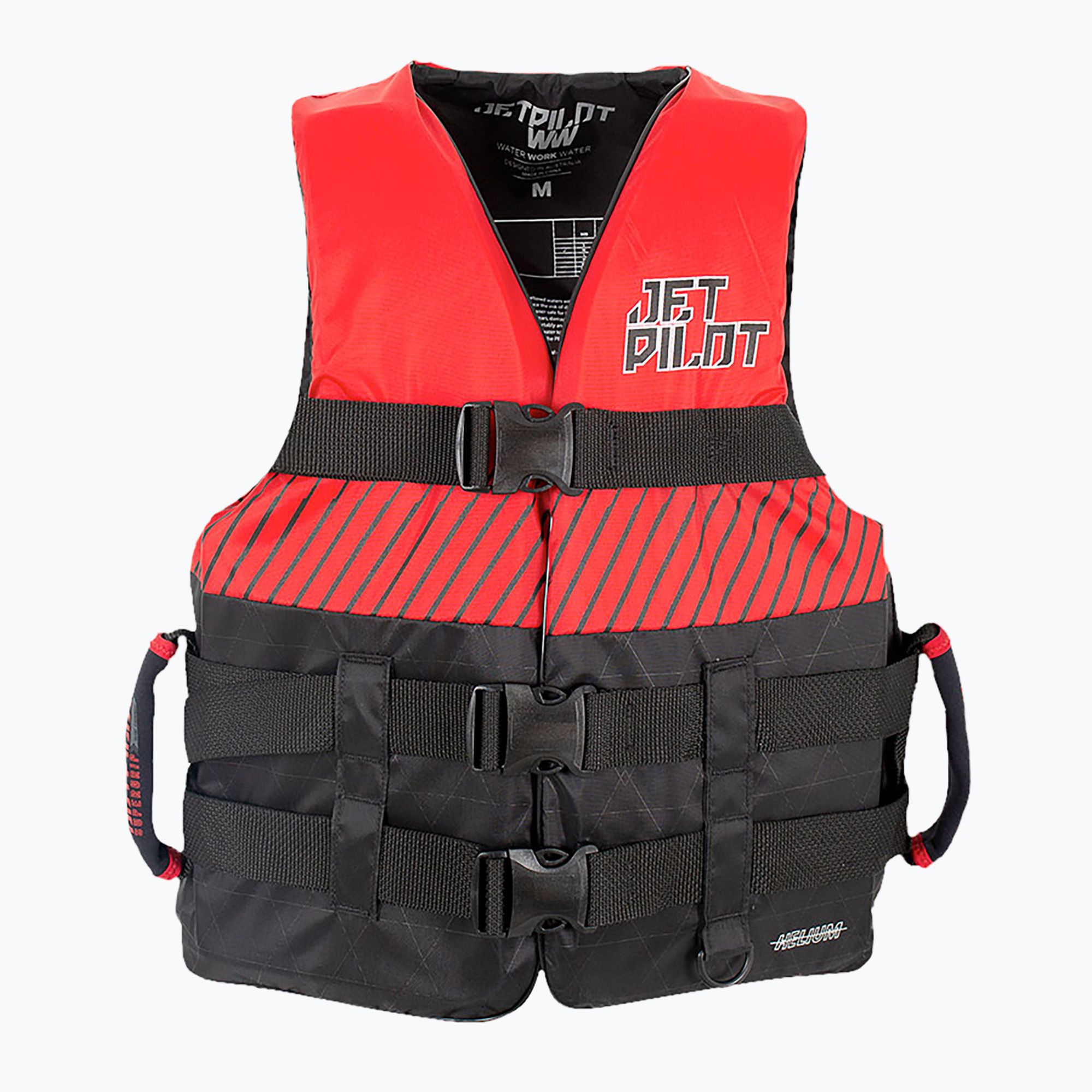 Kamizelka asekuracyjna męska Jetpilot Helium F/E Nylon Vest black/red 
