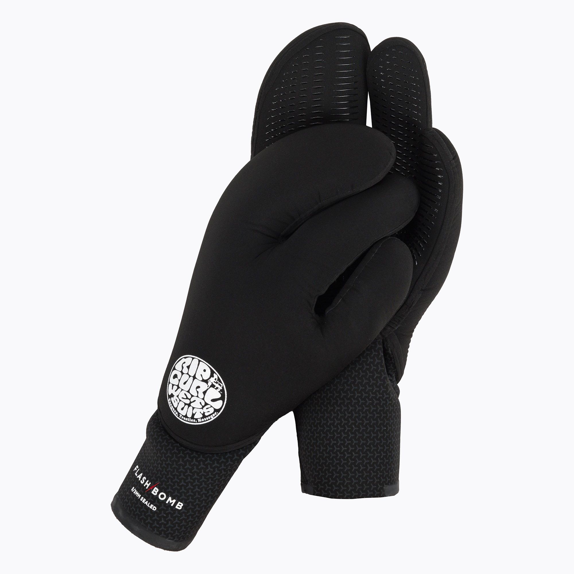 Rękawice neoprenowe męskie Rip Curl Flashbomb 5/3 mm 3 Finger black 