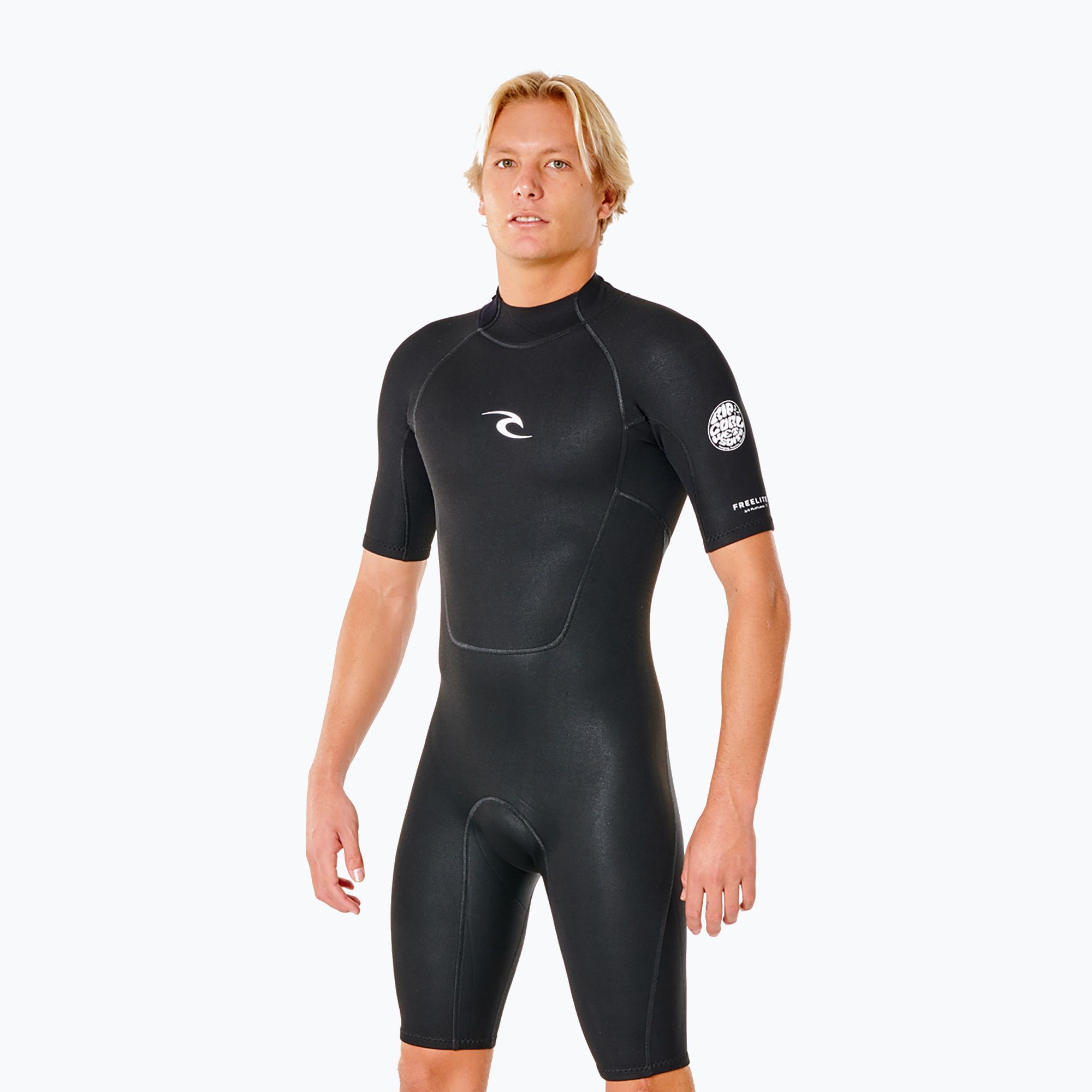 Pianka do pływania męska Rip Curl Freelite 2 mm Back Zip Springsuit black 