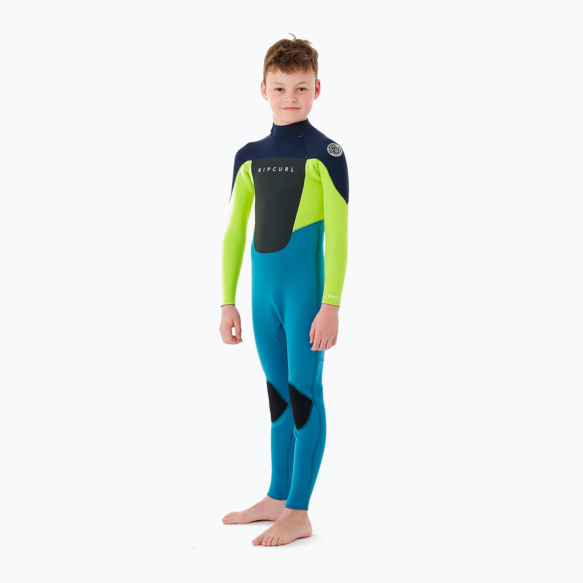 Pianka do pływania dziecięca Rip Curl Omega 3/2 mm Back Zip navy 