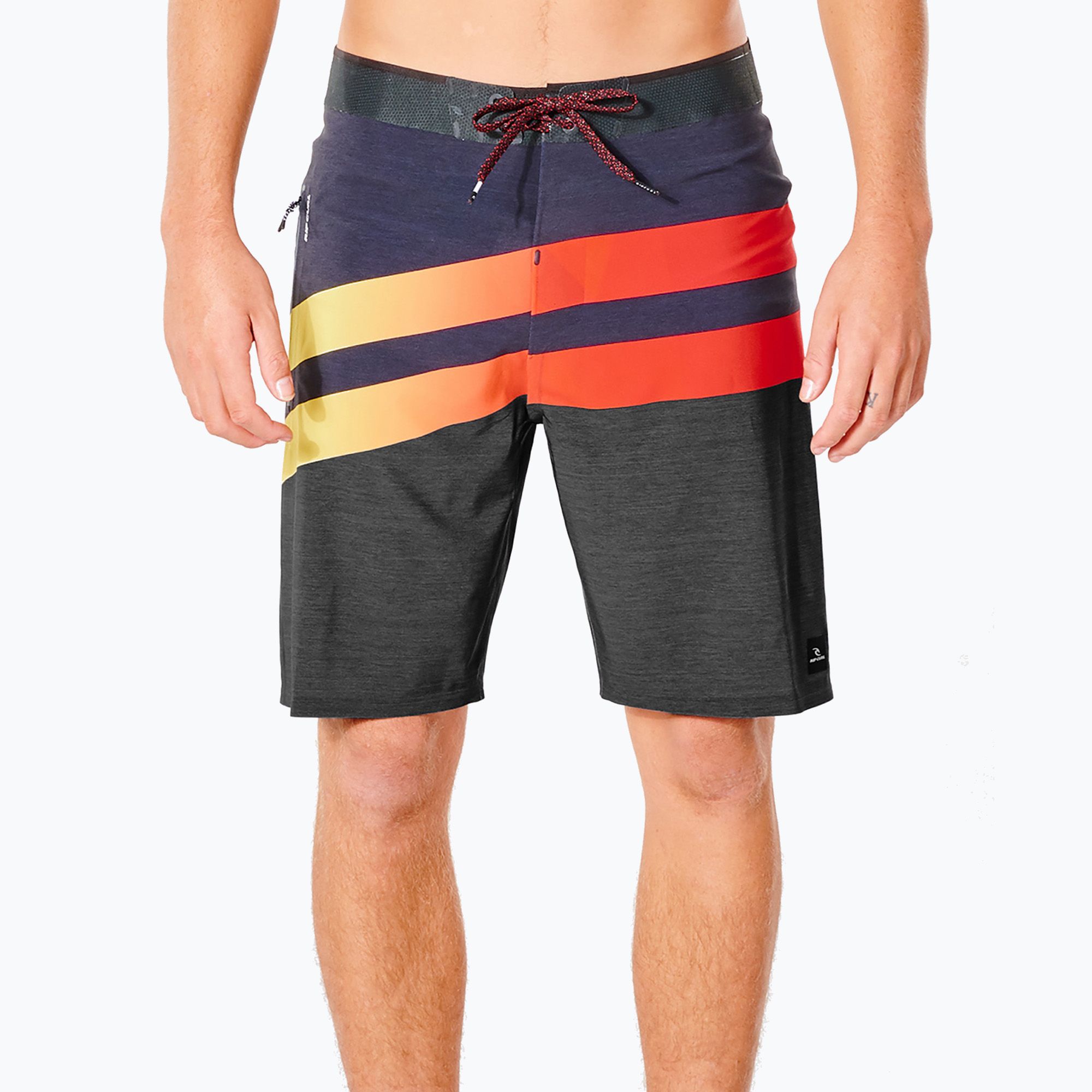Szorty kąpielowe męskie Rip Curl Mirage Revert Ultimate black/red 