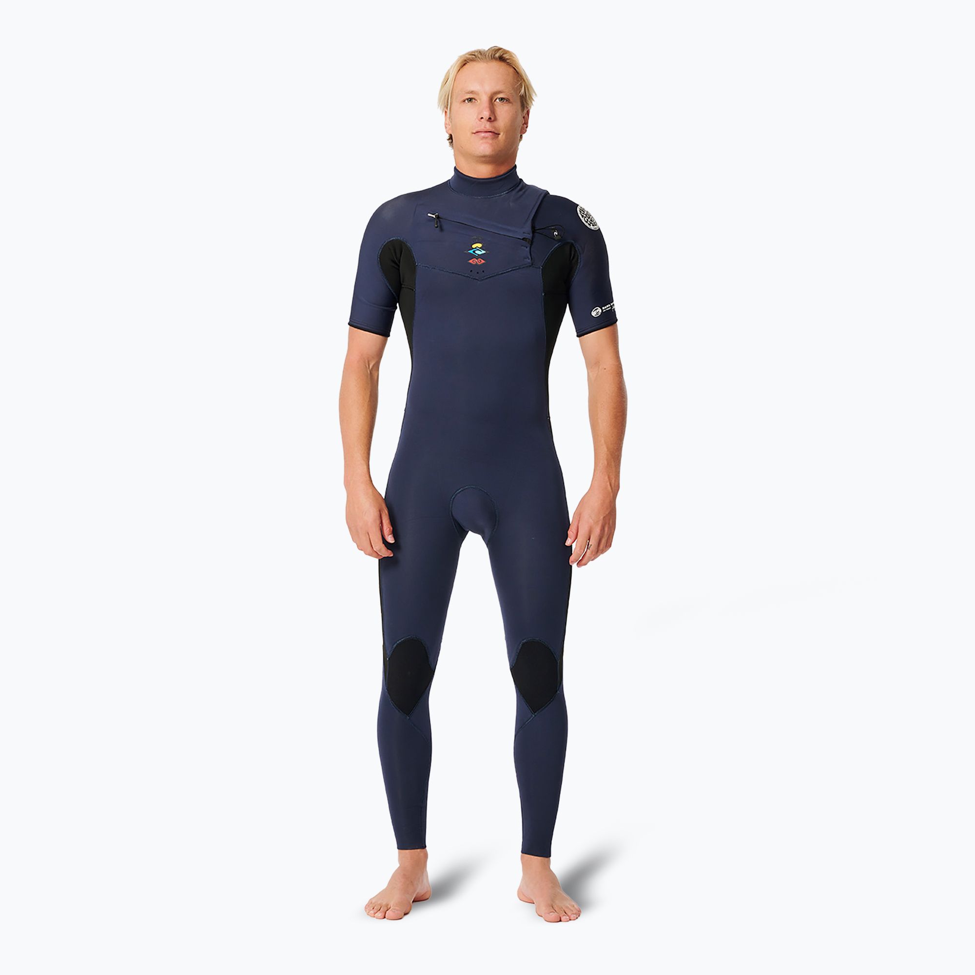 Pianka do pływania męska Rip Curl Dawn Patrol Performance 2/2 mm Chest Zip dark navy 